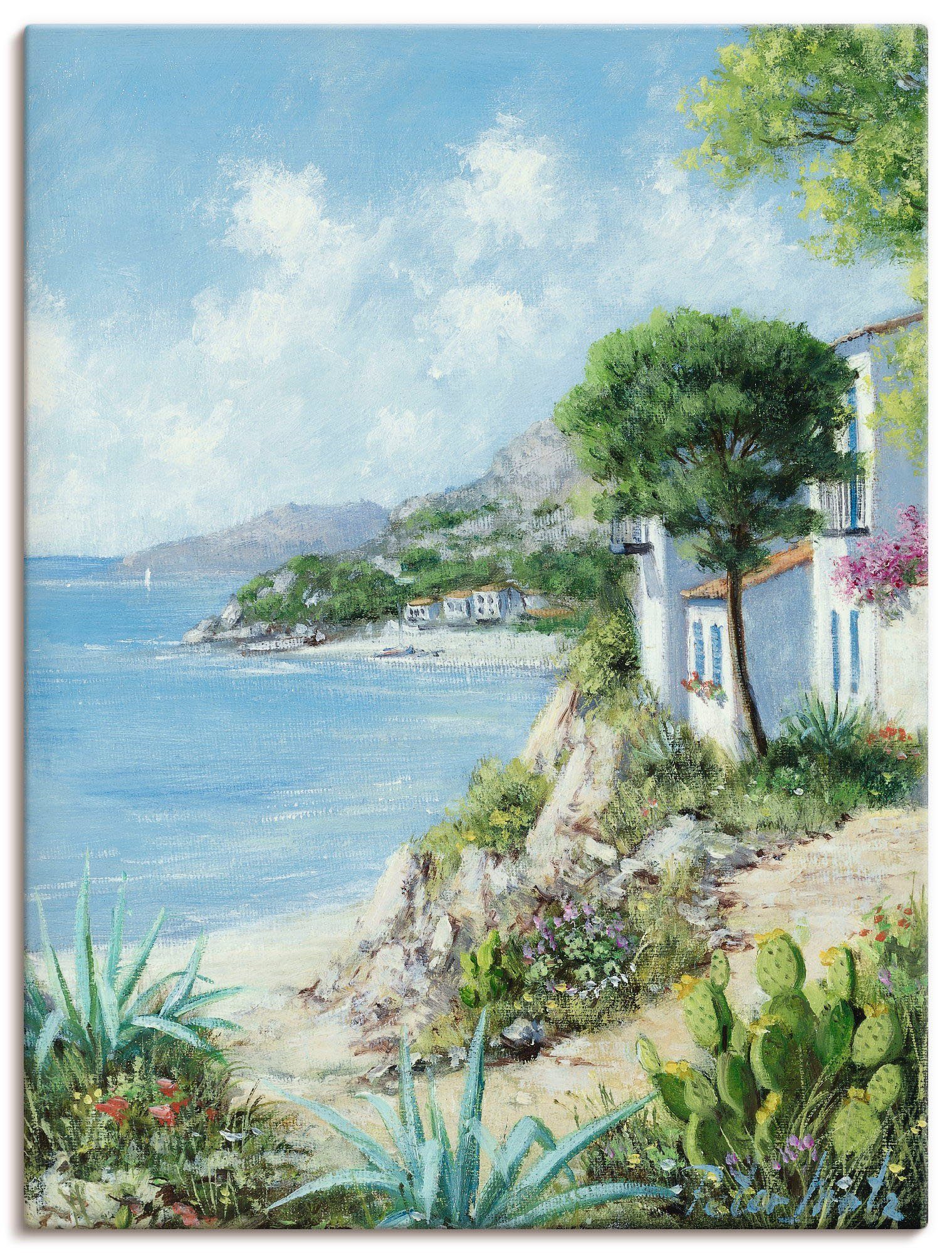 Artland Wandbild Weg zum Meer, Gewässer (1 St), als Leinwandbild, Wandaufkleber oder Poster in versch. Größen