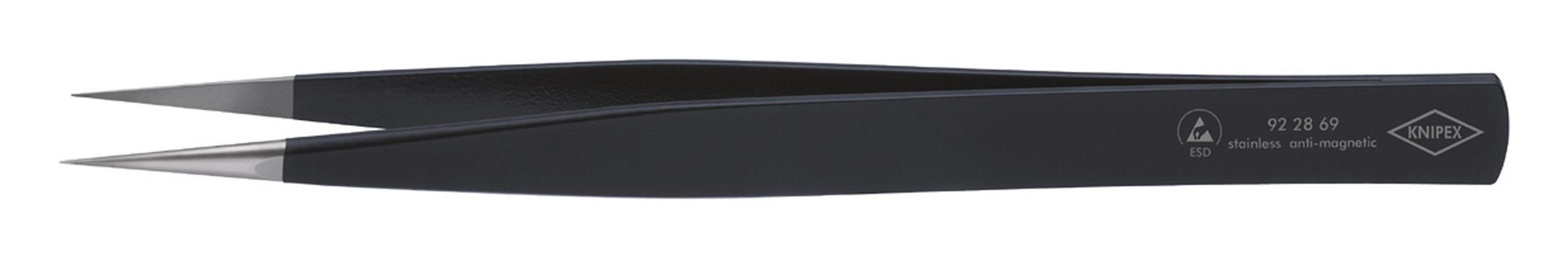Knipex Pinzette, ESD 130 mm schwarz