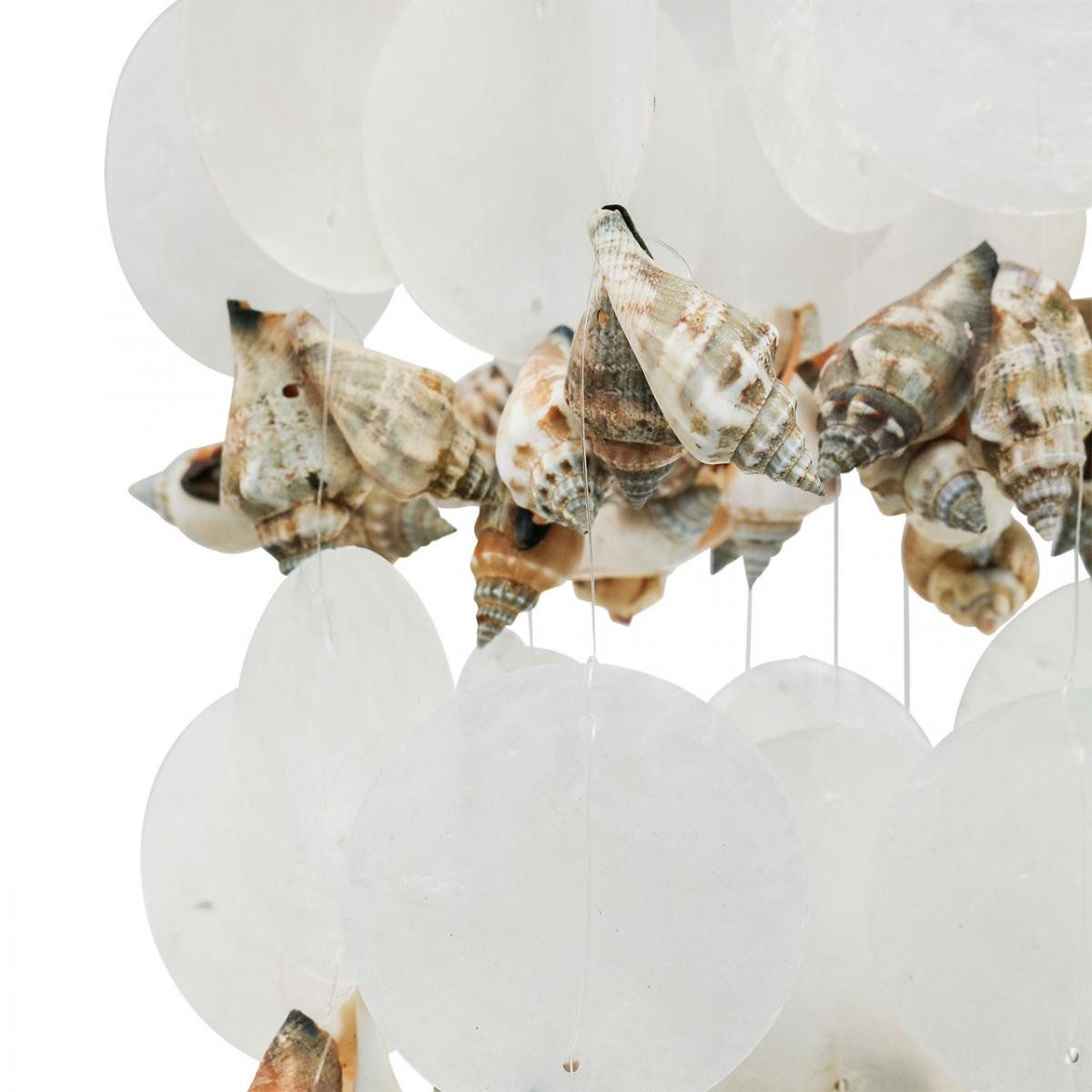 Viana Bastelnaturmaterial Capiz Windspiel Hängedeko Muscheln günstig online kaufen