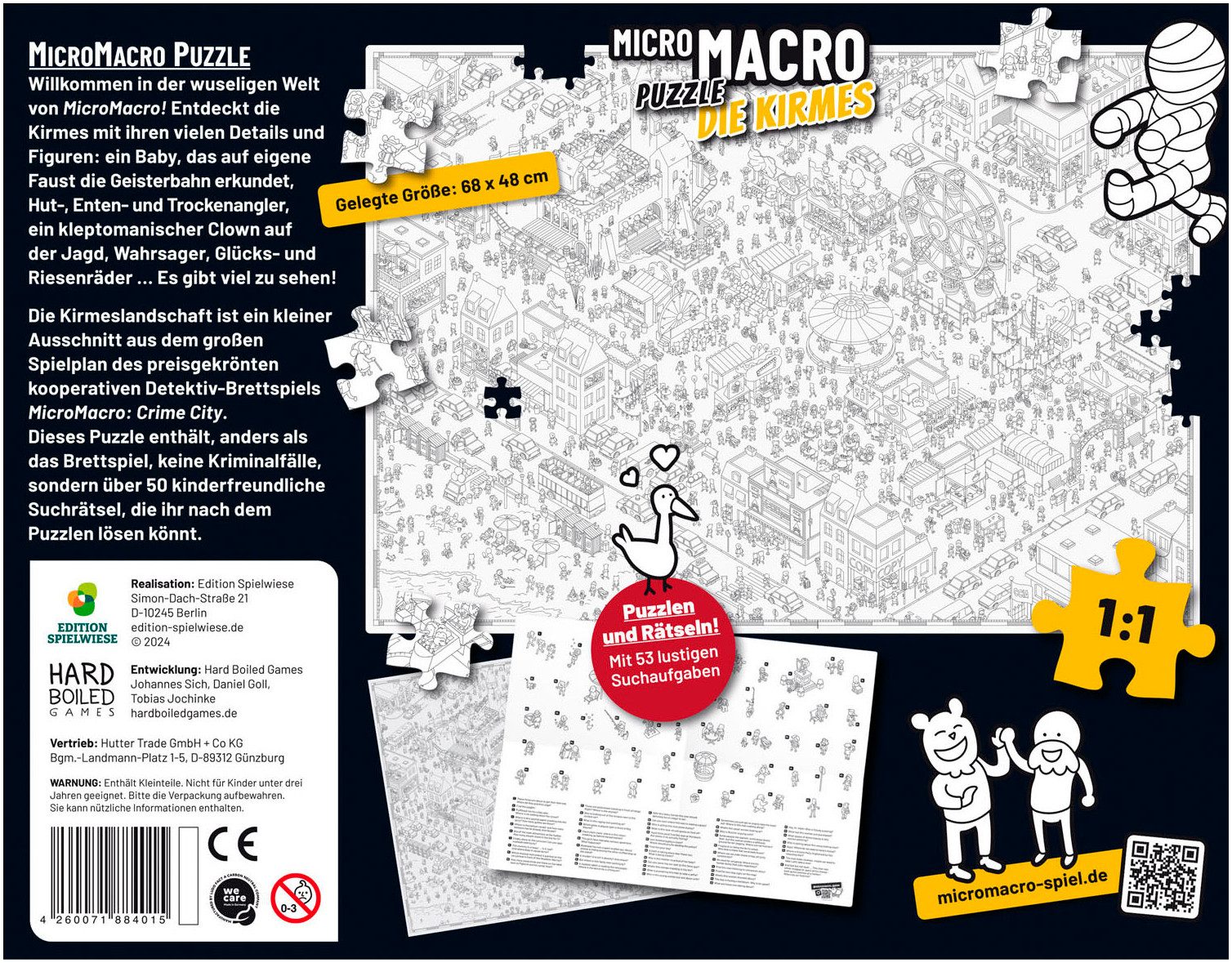 EDITION SPIELWIESE Puzzle MicroMacro Puzzle: Die Kirmes, 500 Puzzleteile, M günstig online kaufen