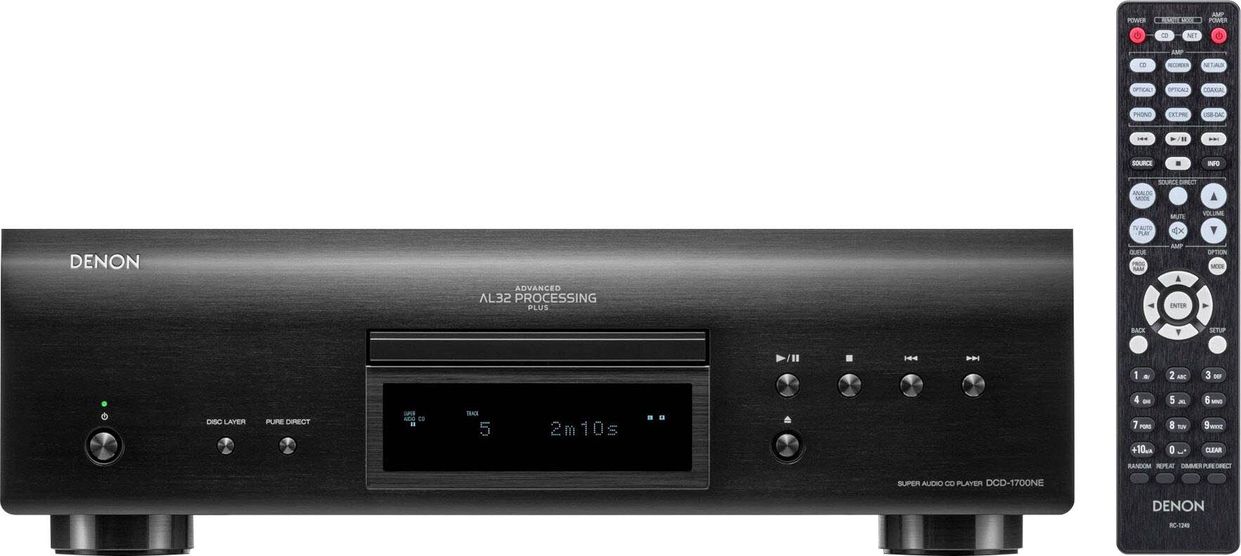 CD-Player schwarz DCD-1700NE Denon