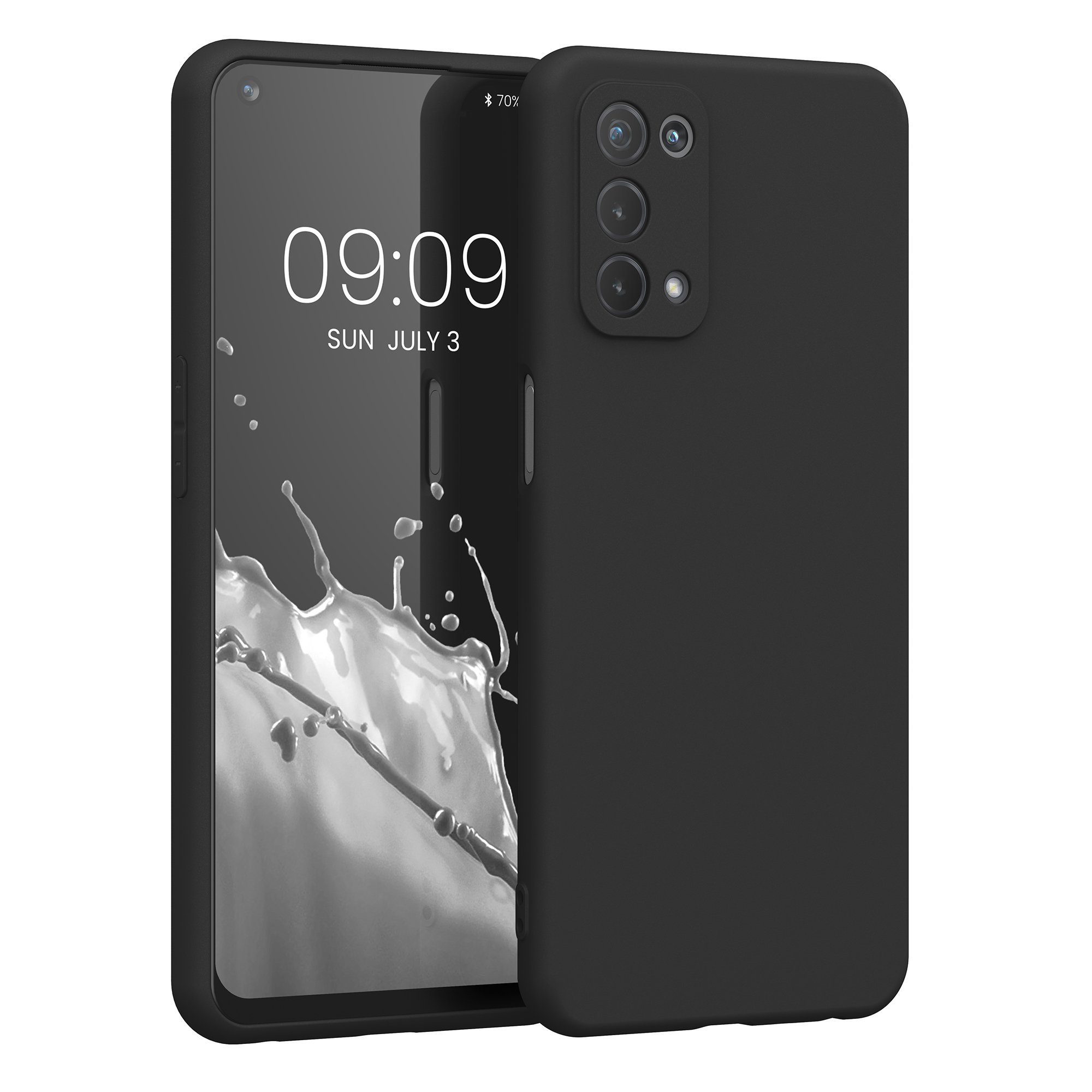 kwmobile Handyhülle Handyhülle für Oppo A74 (5G) / A54 (5G) Hülle, Weiches Handy Silikon Case - Schutzhülle Cover