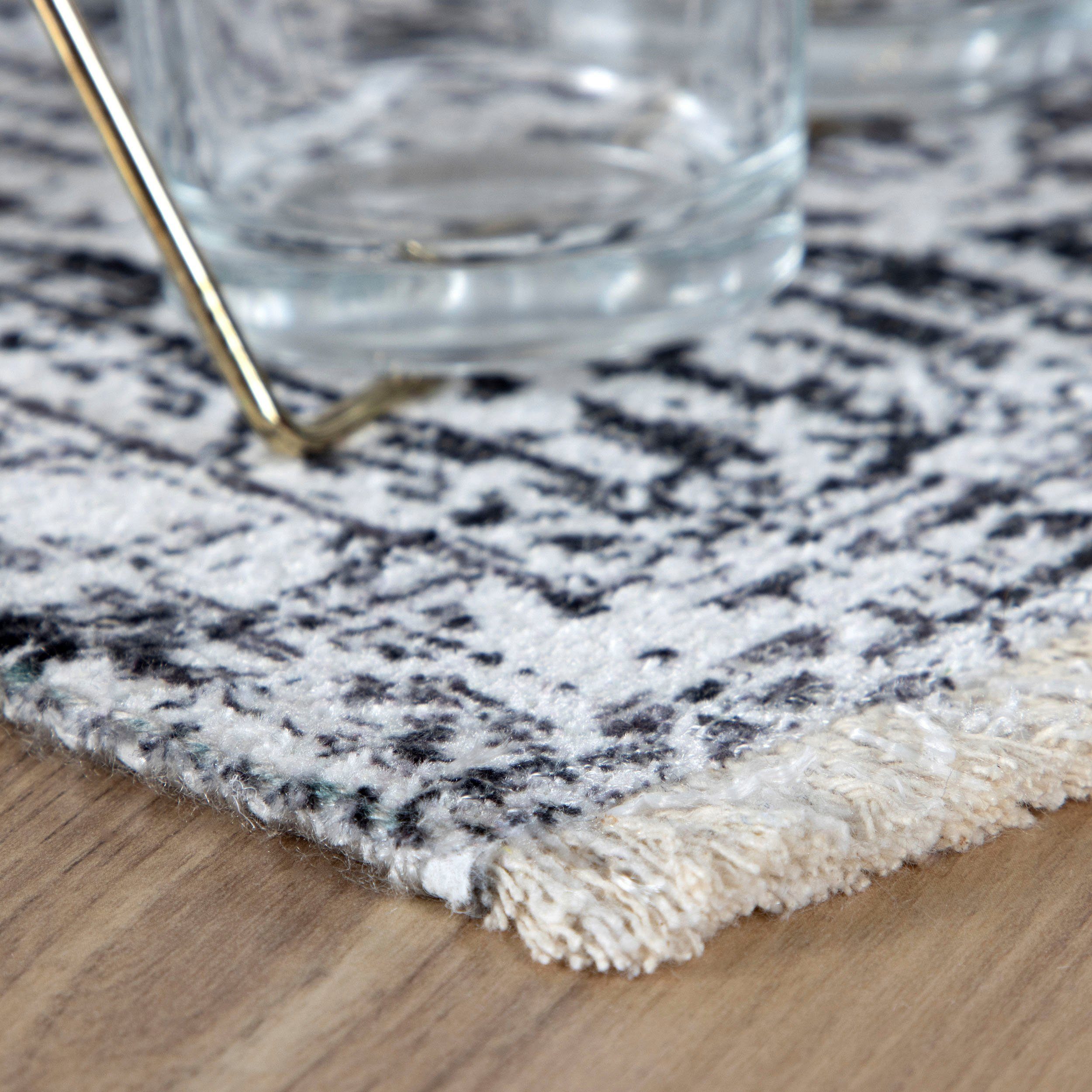 Obsession Teppich My Valencia 632, rechteckig, Höhe: 6 mm, Orient-Optik, Vintage Design, mit Fransen, waschbar