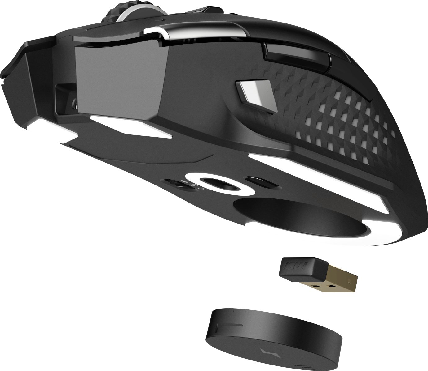 MSI S12-4301370-CLA Gaming-Maus (RF Wireless + Bluetooth + USB Type-A)