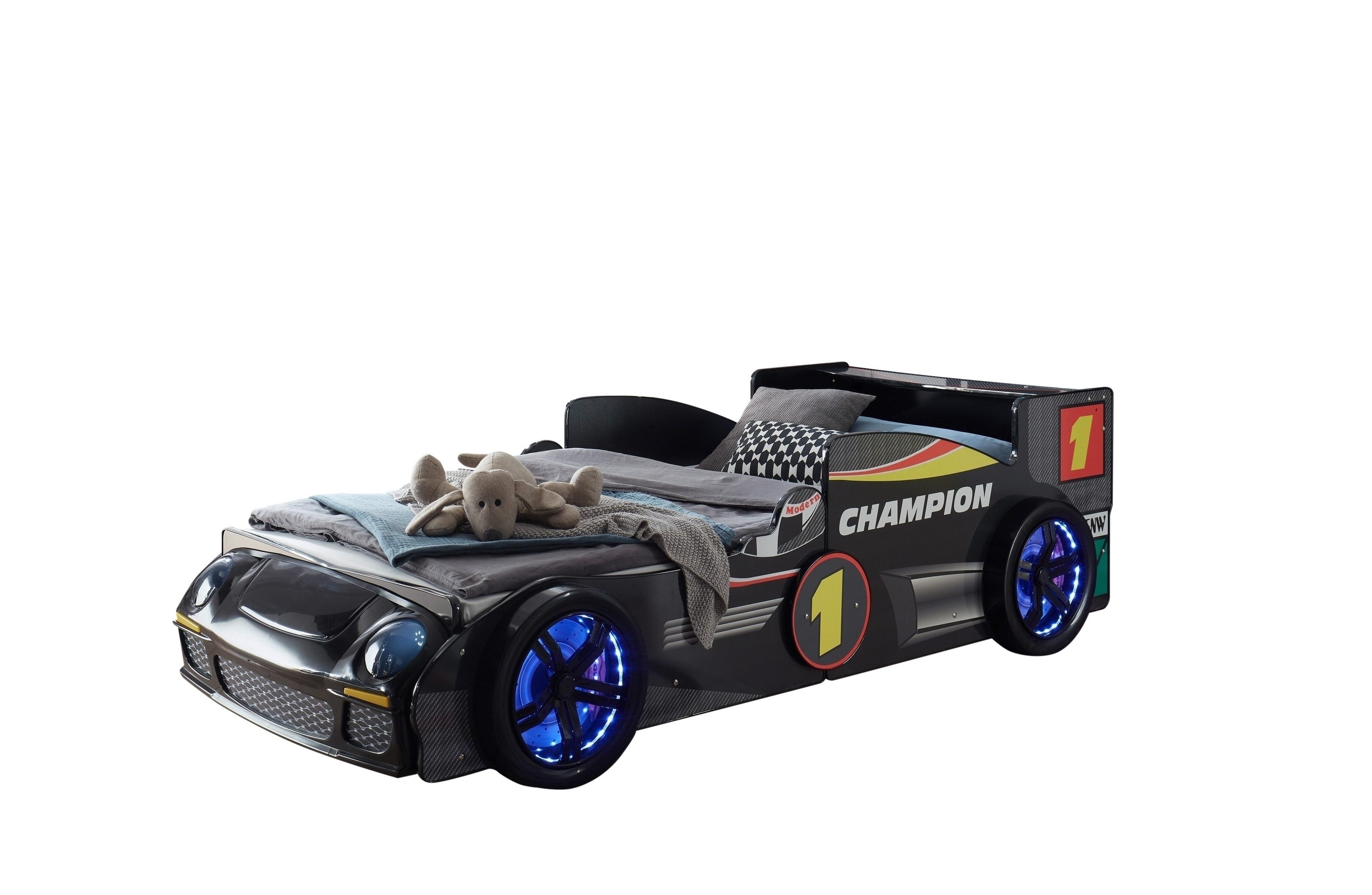 PREISBRECHER Autobett Rinum, Liegefläche 90x200cm, Schwarz günstig online kaufen