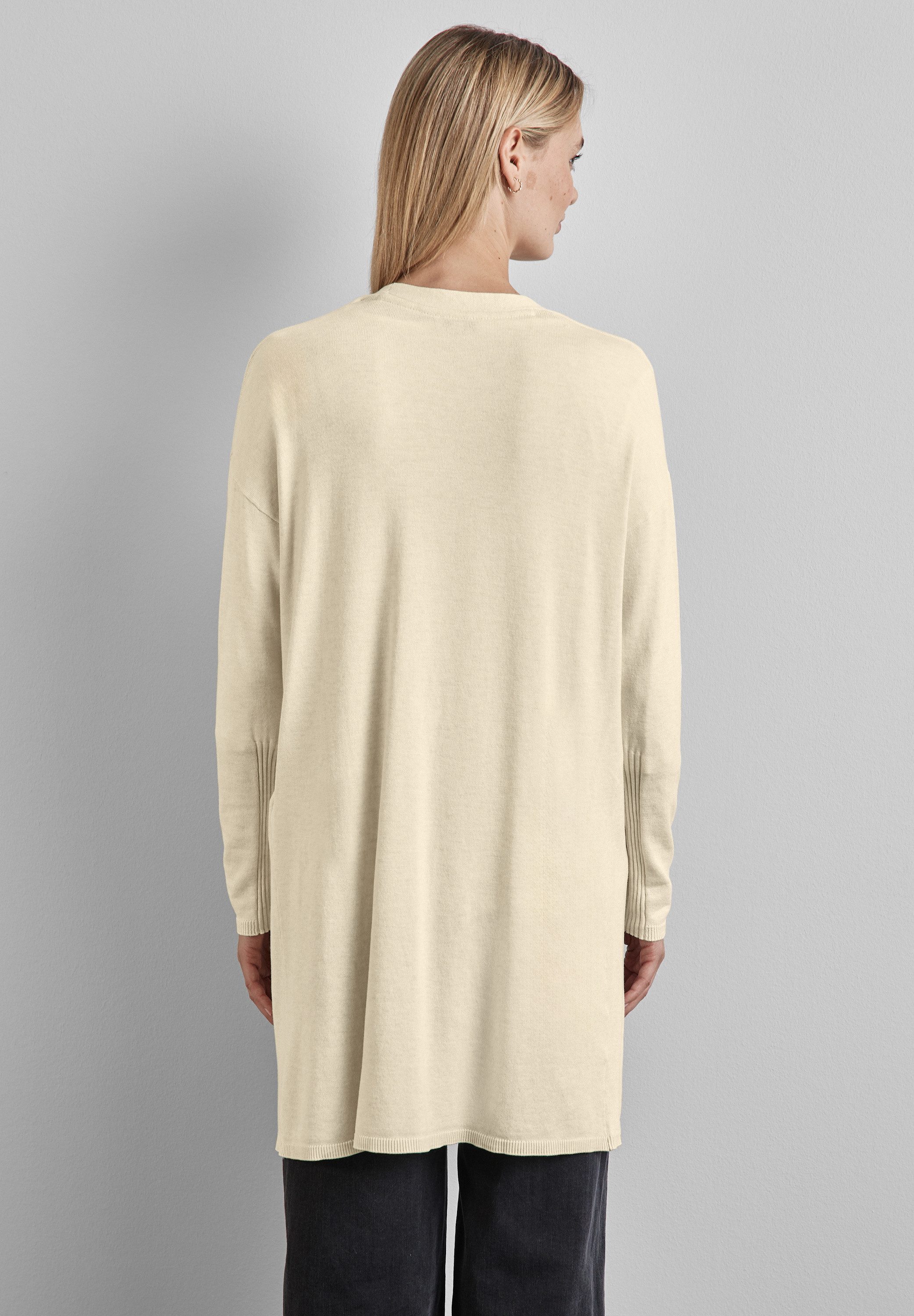 STREET ONE Strickjacke, verschlusslos günstig online kaufen