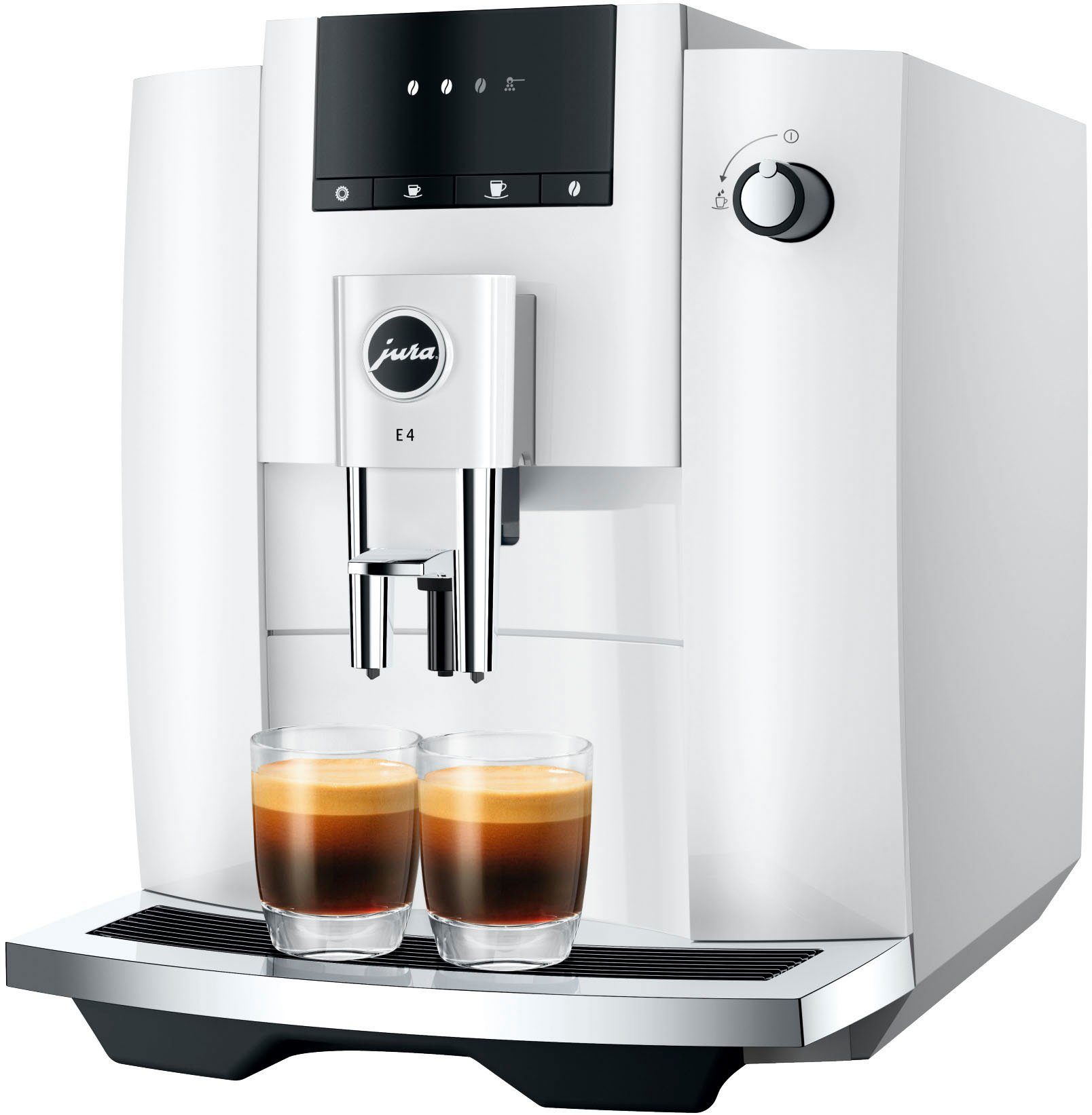 JURA Kaffeevollautomat 15433 E4 Piano White (EA)