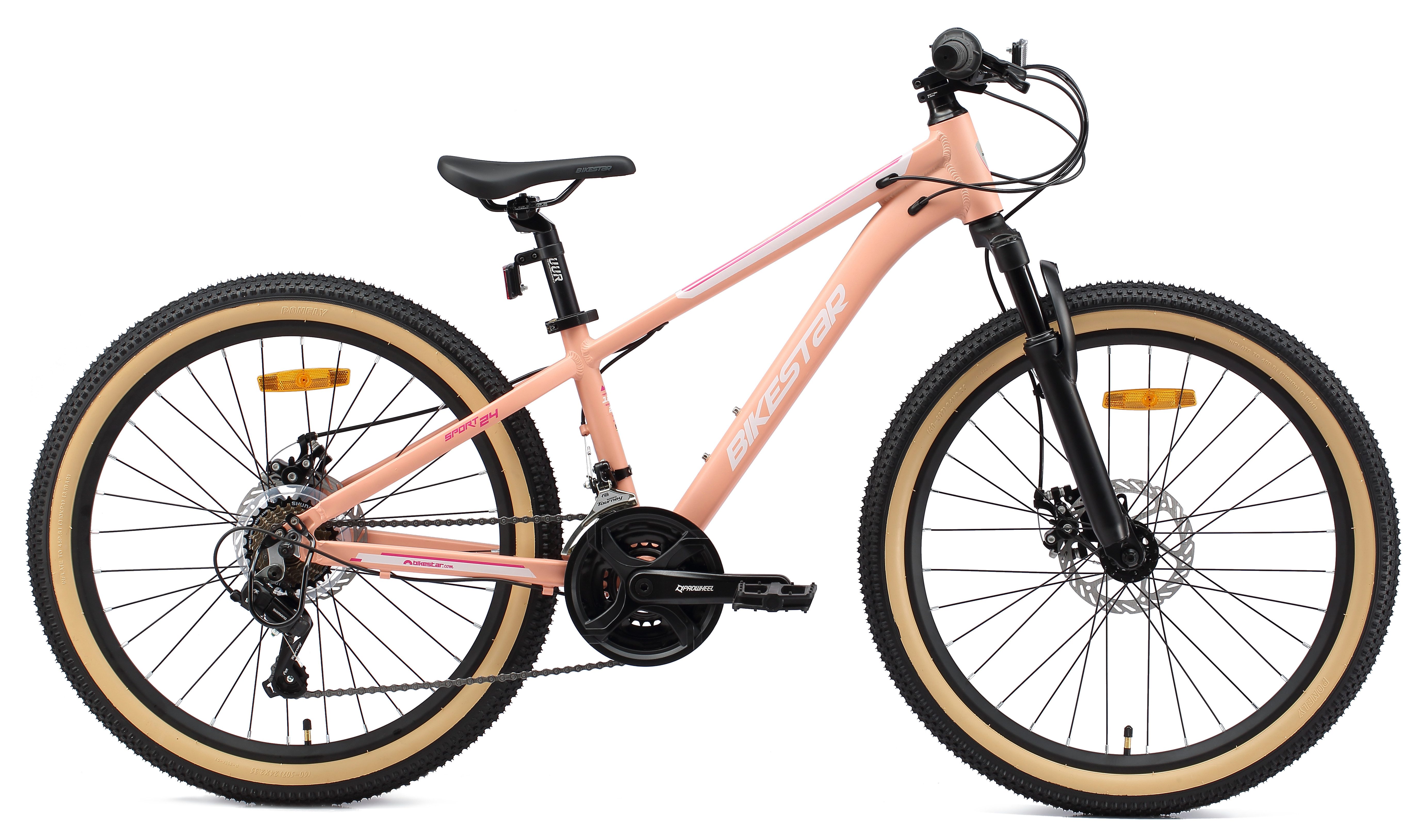 Bikestar Jugendfahrrad, 21 Gang Shimano RD-TY21 Schaltwerk, Kettenschaltung