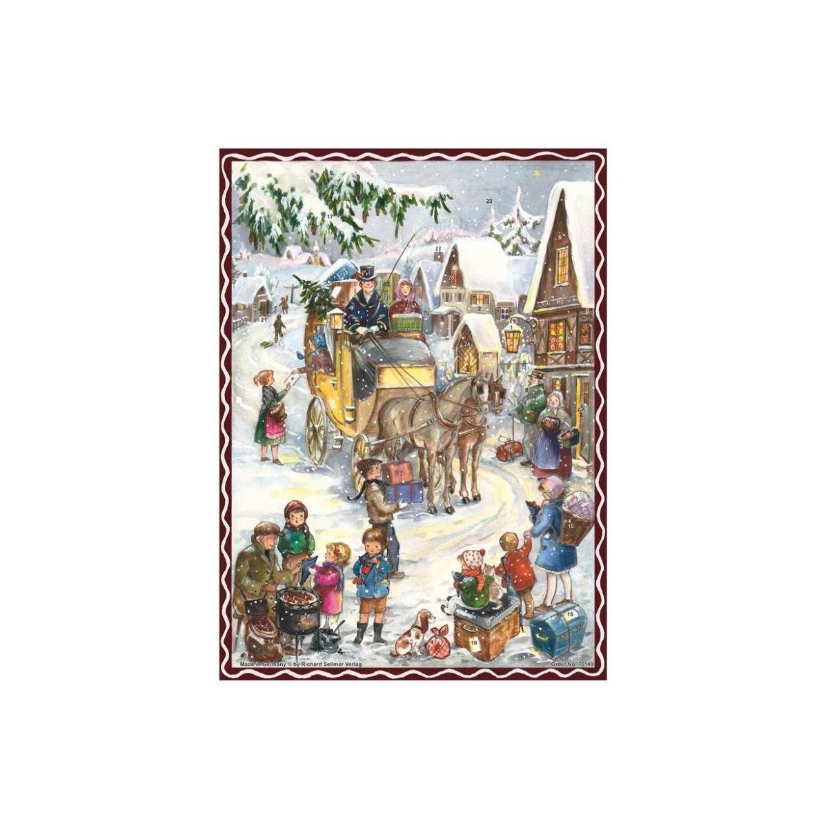 Calendar Sellmer "Hurra,... Adventskalender 70149 Adventskalender/Advent Motiv - Verlag Richard