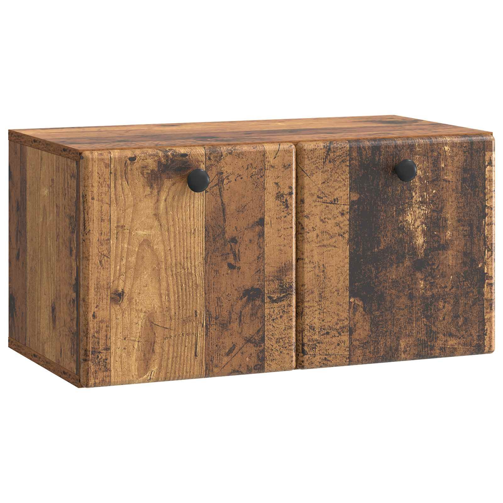 vidaXL TV-Schrank Wandmontierter TV-Schrank 59,5 x 31 x 30 cm Altholz (1-St)
