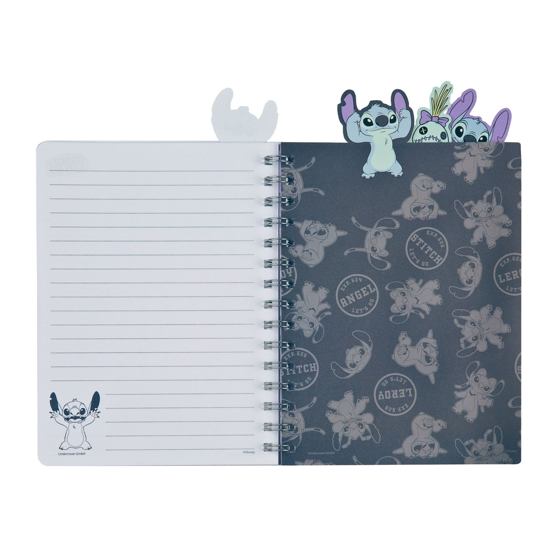 Disney Notizheft Stitch Notizbuch blau Journal Schreibheft für Notizen Schule Büro