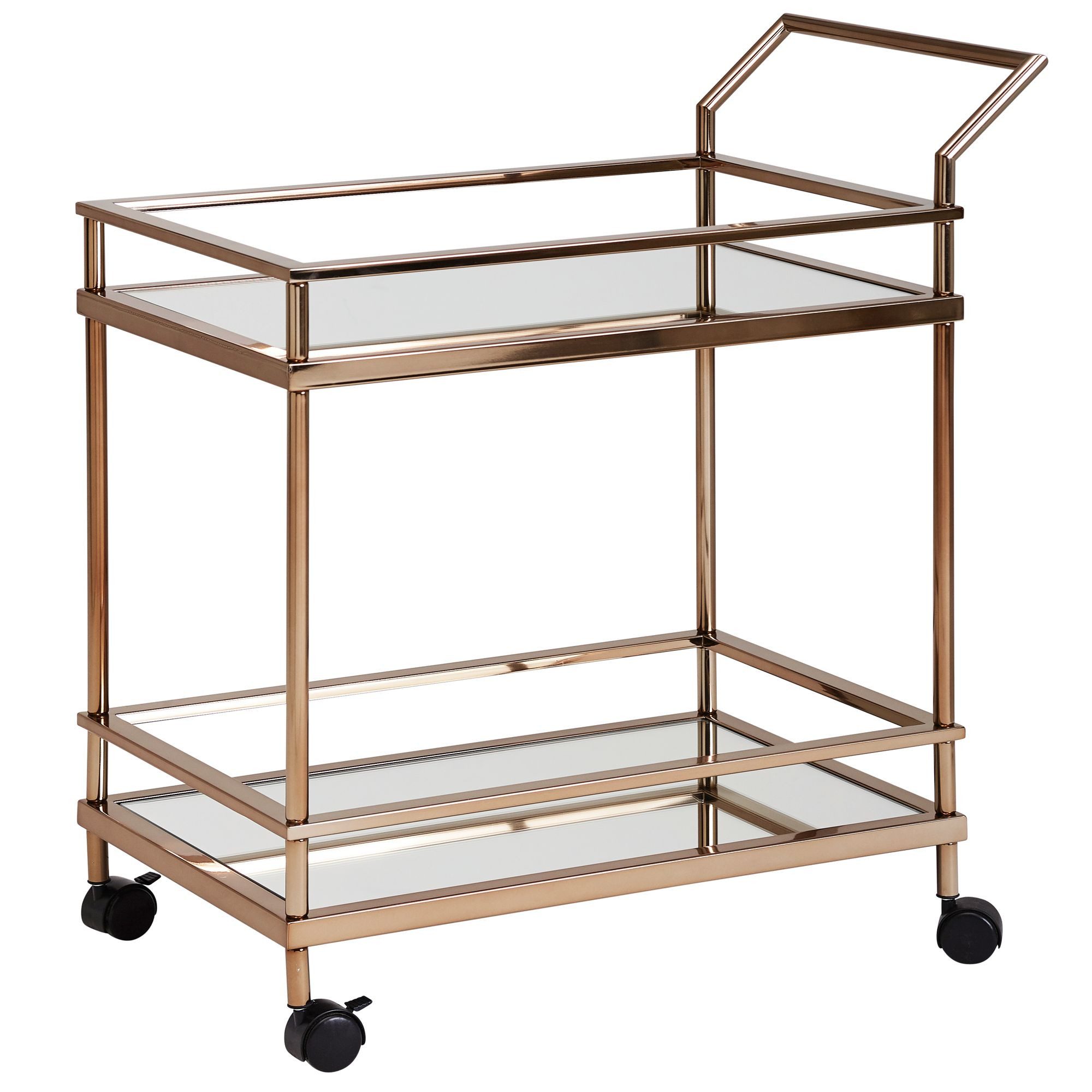 FINEBUY Servierwagen FB52936, (Gold 65,5x84x45 cm, günstig online kaufen