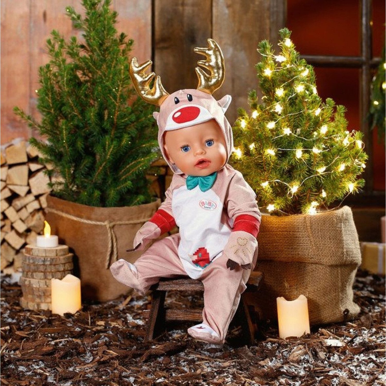 Zapf Creation® Puppenkleidung 831700 BABY born Rentier Kuschelanzug 43cm günstig online kaufen