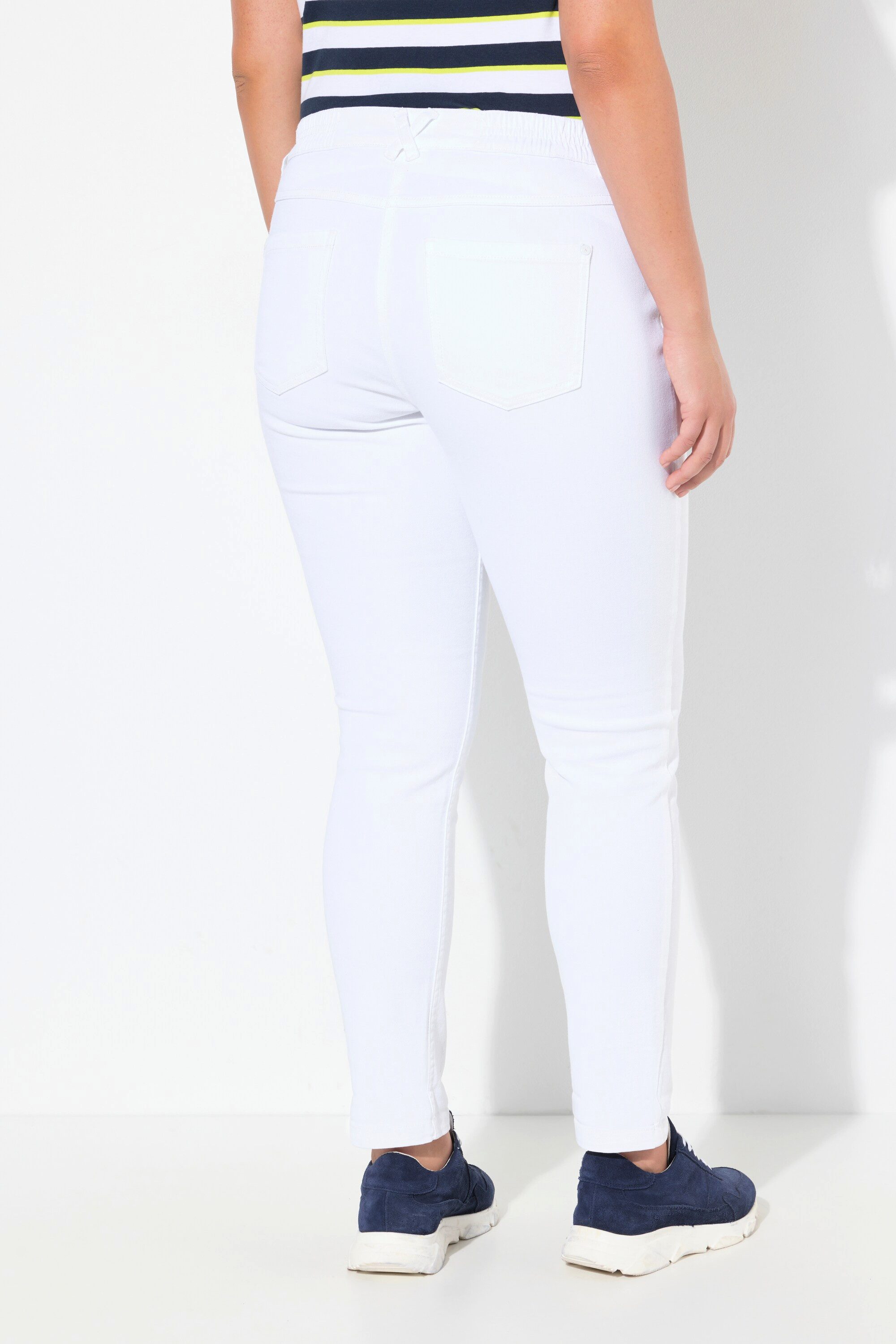 Ulla Popken 5-Pocket-Jeans Jeans Sarah schmales Bein Komfortbund