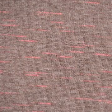 Rico Design Stoff Rico Design Jersey Stoffabschnitt meliert taupe pink 80x100cm