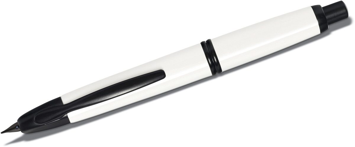 Pilot Pen Füllhalter Füllfederhalter Capless Black and White Feder F weiß
