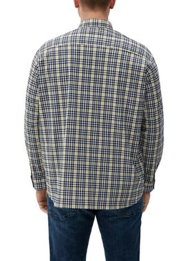 s.Oliver Langarmhemd Slim: Hemd mit Button Down-Kragen