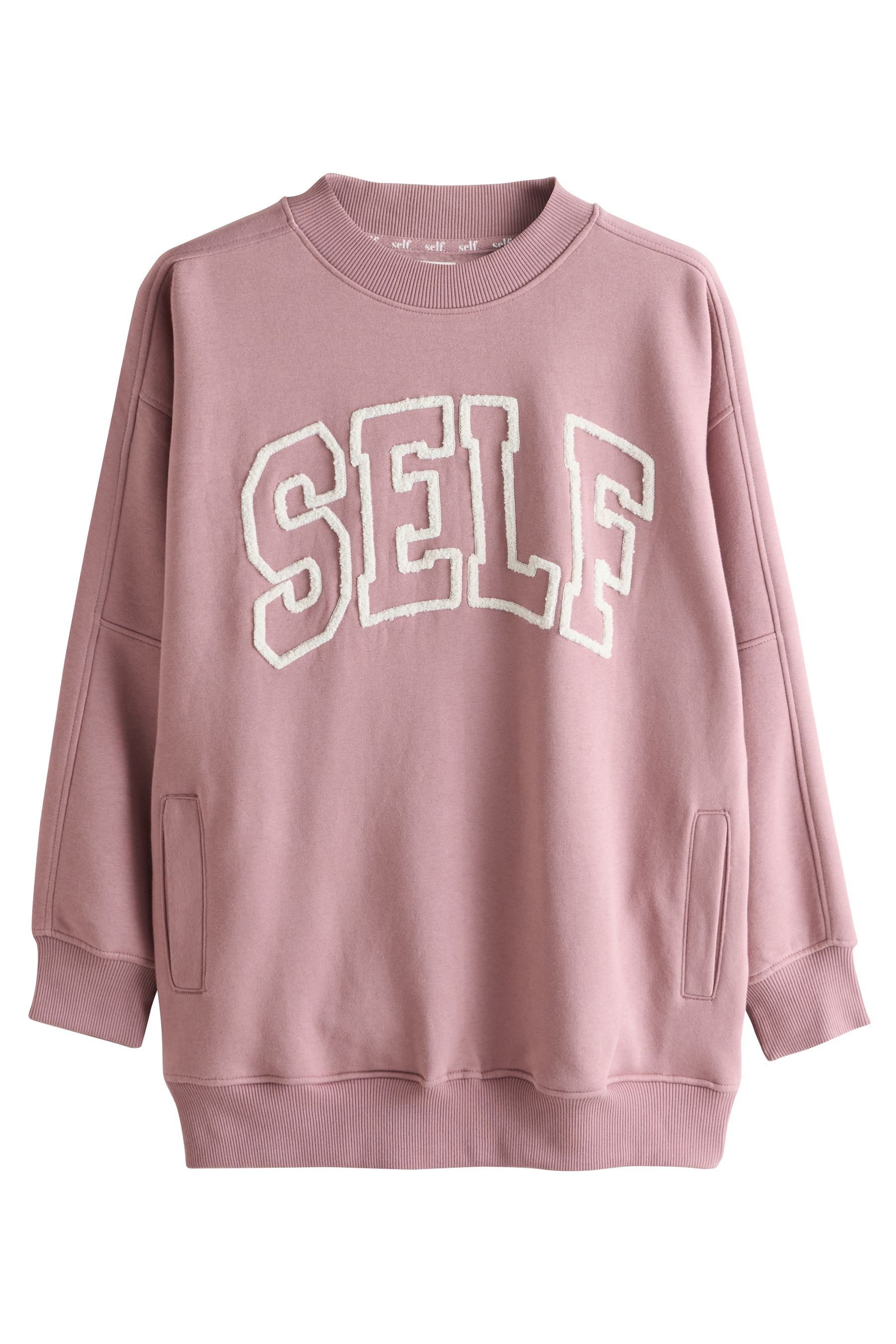 self Sweater Self. Bouclé-Sweatshirt (1-tlg)