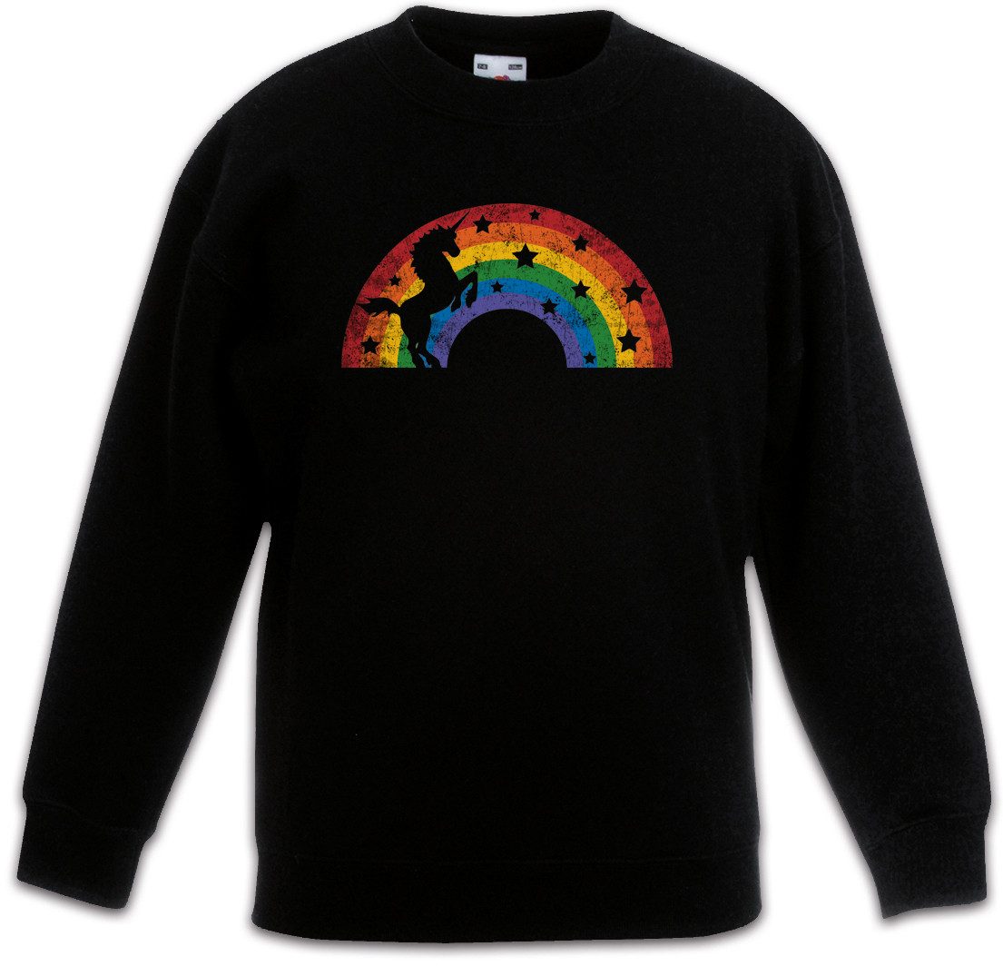 Sweatshirt Unicorn II Kinderpullover Einhorn Rainbow Colors Regenbogen Fairy
