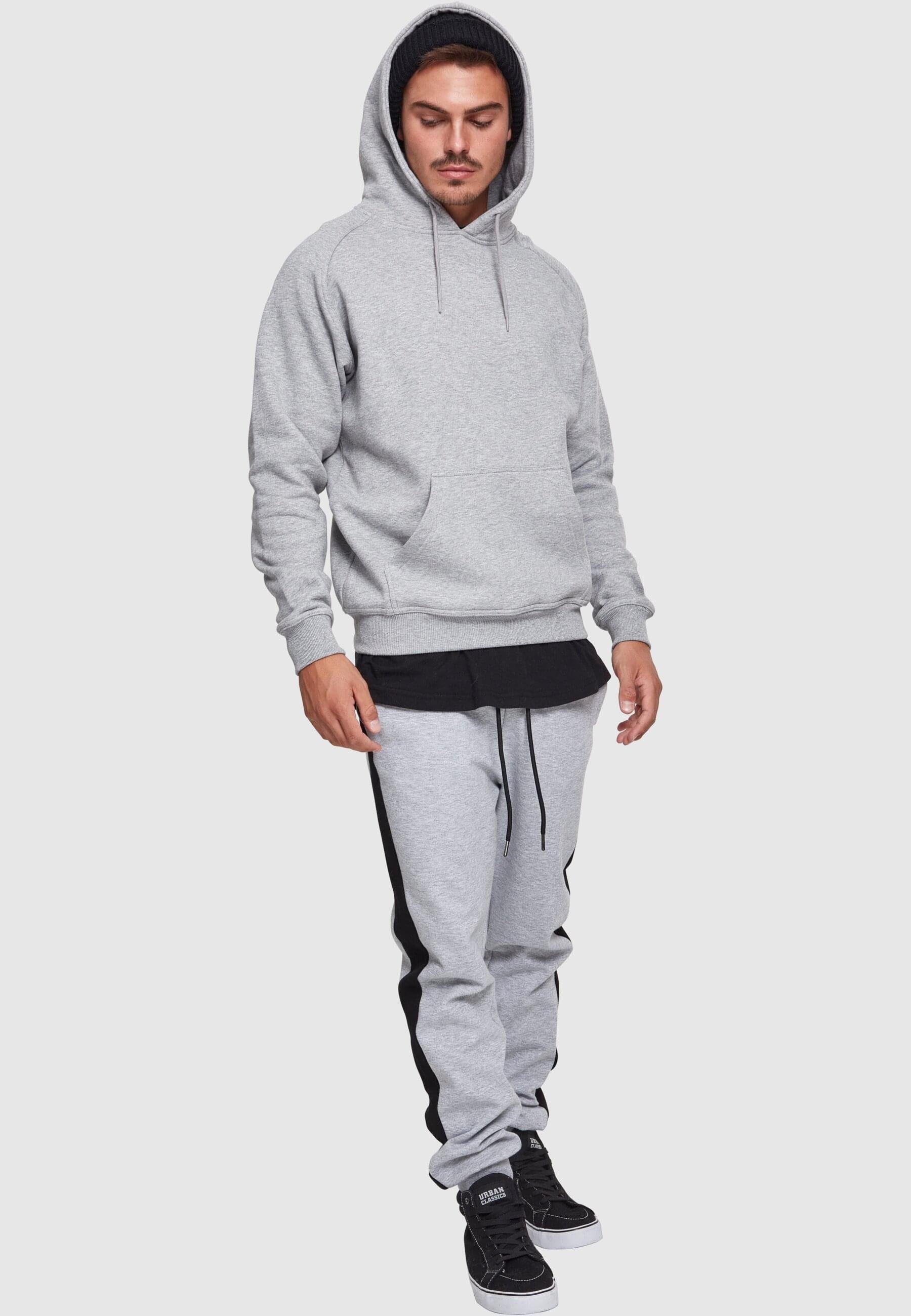 Sweater grey (1-tlg) Herren Blank CLASSICS Hoody URBAN