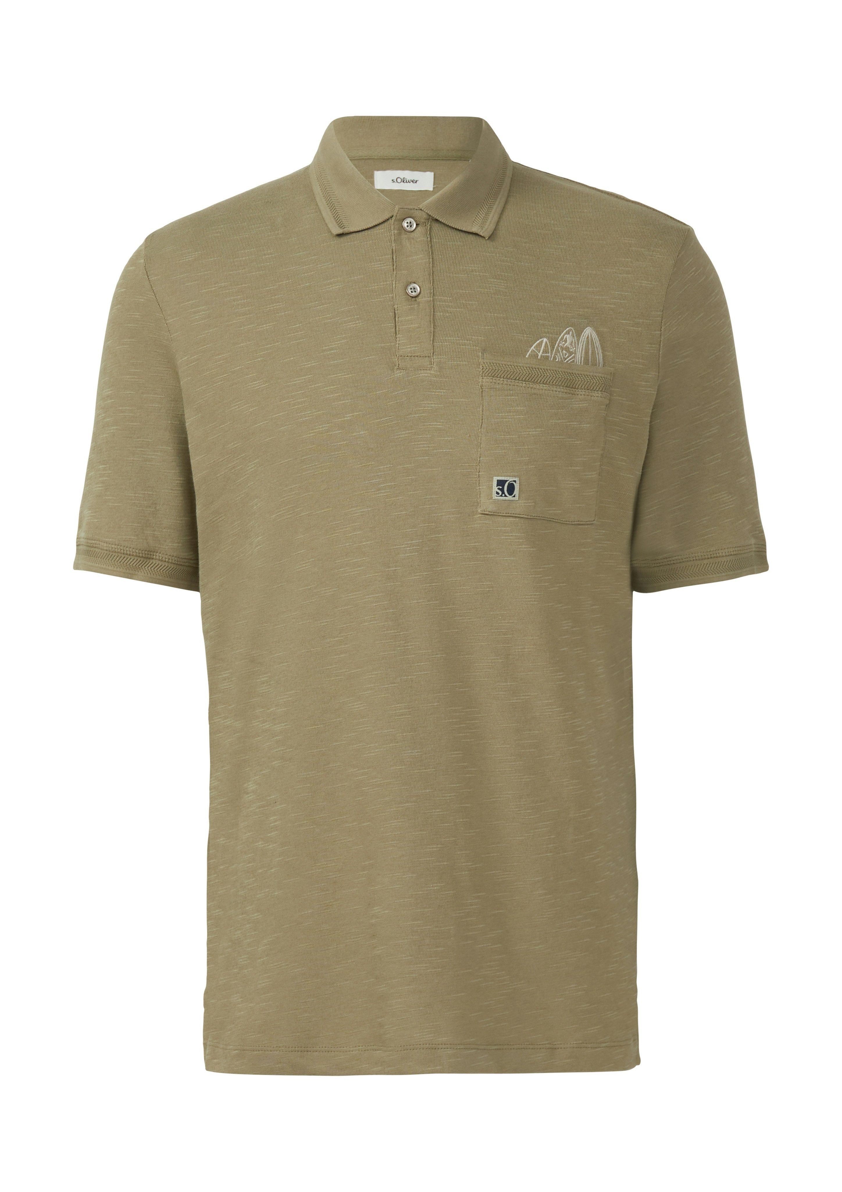 s.Oliver Poloshirt mit Stickereien – Bild 4 von 4