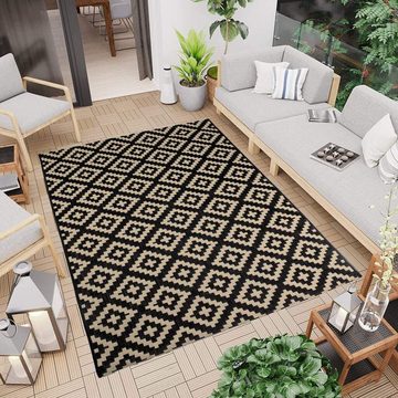 Teppich Sun 642, Carpet City, rechteckig, Höhe: 5 mm, In/- Outdoor geeignet, Wohnzimmer, Balkon, Terrasse