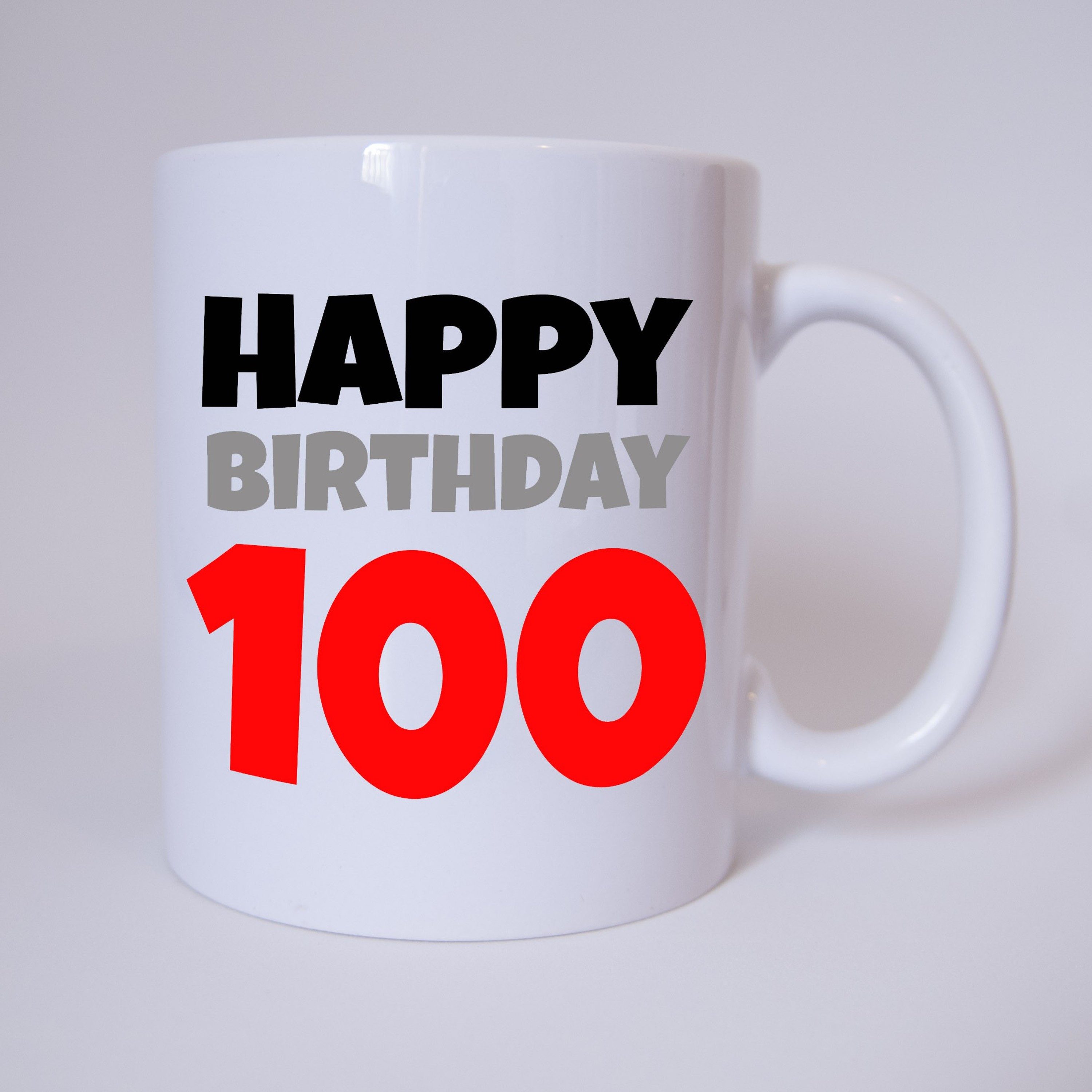 TASSENKING Tasse, Happy Birthday 100 - Tasse