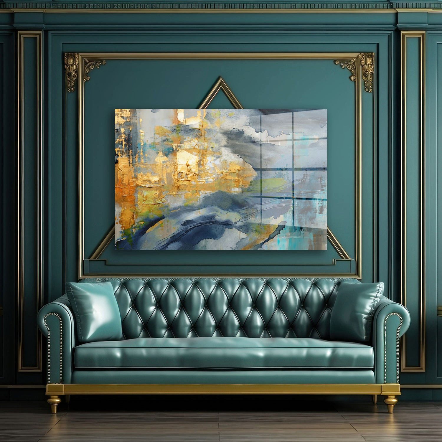 Artedinoi Acrylglasbild Abstrakt Beautiful Art Acrylglas Wandbild Bild Wanddeko Wohnzimmer XL
