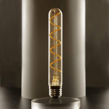 ZMH LED-Leuchtmittel Edison Glühbirne Röhrenlampe E27 4W Vintage Warmweiß, E27, 3000k