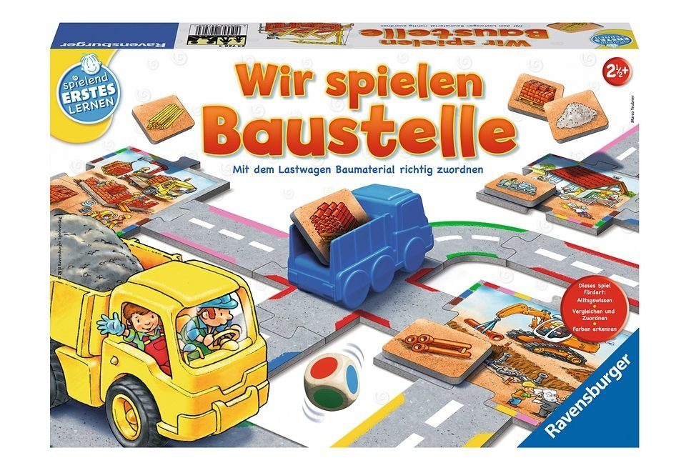 Ravensburger Spiel, Wir weltweit - Baustelle, schützt Wald in Europe, - FSC® spielen Made