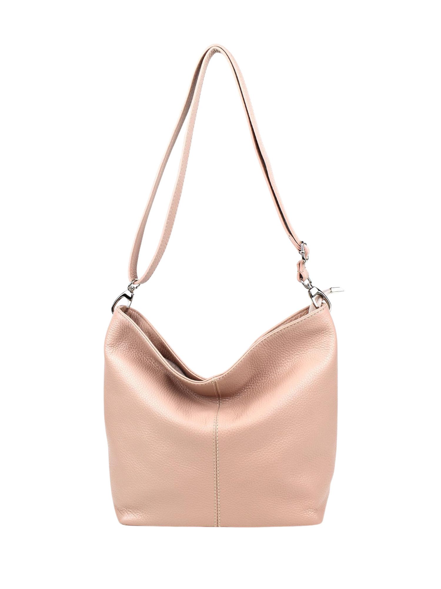 BRISE TASCHE Schultertasche BRISE Schultertasche Nappaleder Italy – Damen Umhängetasche 24,5cm