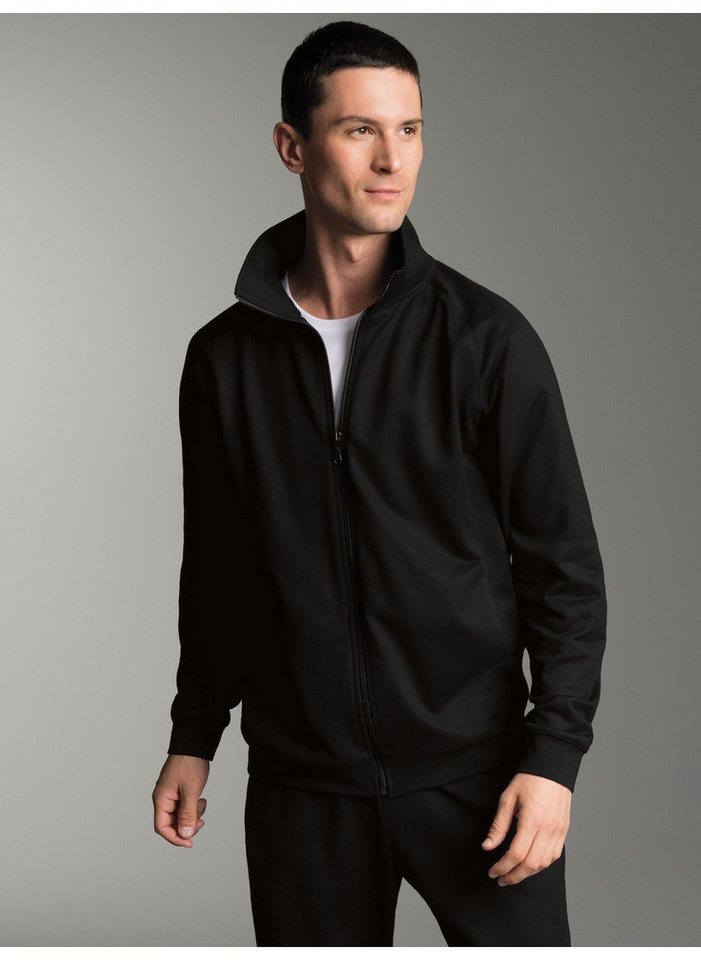 Trigema Sweatjacke TRIGEMA Raglanjacke aus Sweat-Qualität (1-tlg)