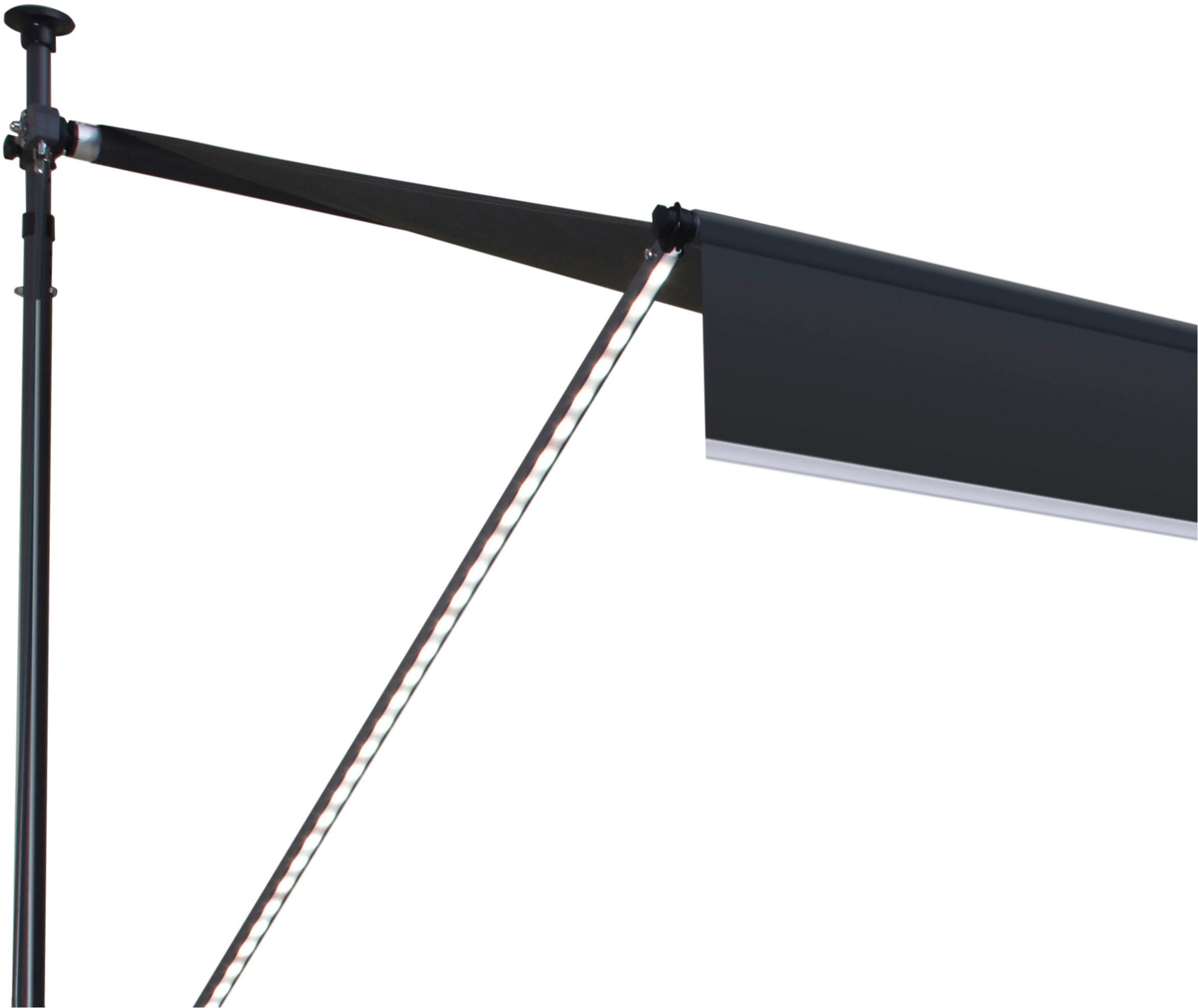 KONIFERA Klemmmarkise mit LED-Warmlichtstreifen Breite/Ausfall: 300/150 günstig online kaufen