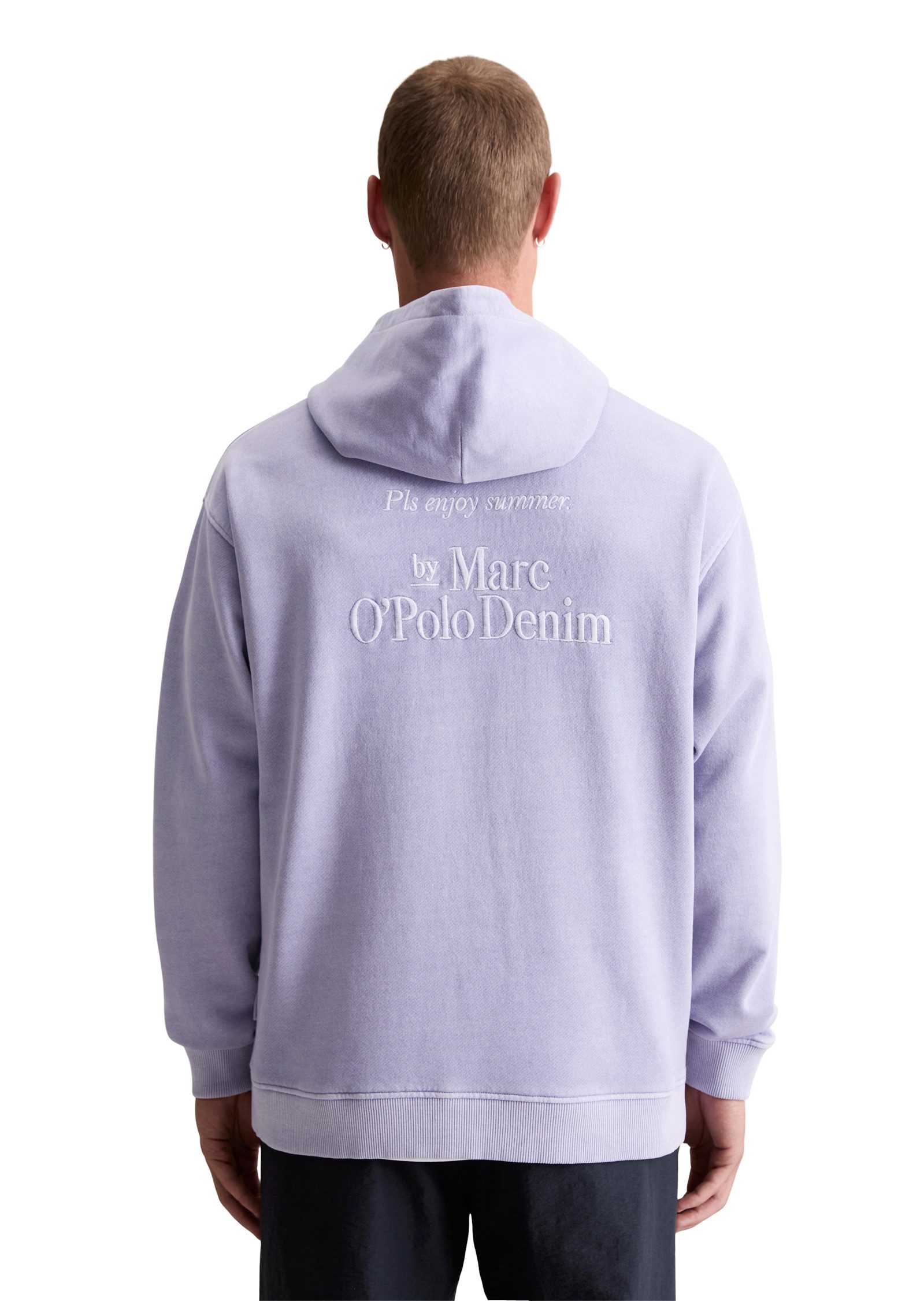 Marc O'Polo DENIM Hoodie relaxed fit, große Rückenstickerei günstig online kaufen