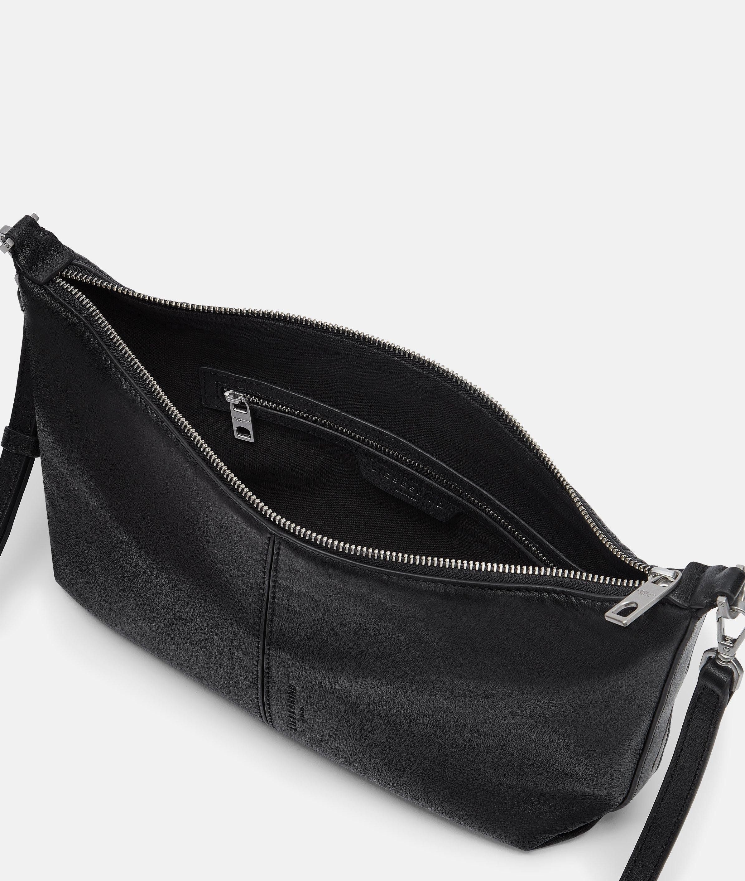 Liebeskind Berlin Schultertasche Hobo, Handliche Hobo-Bag aus Leder