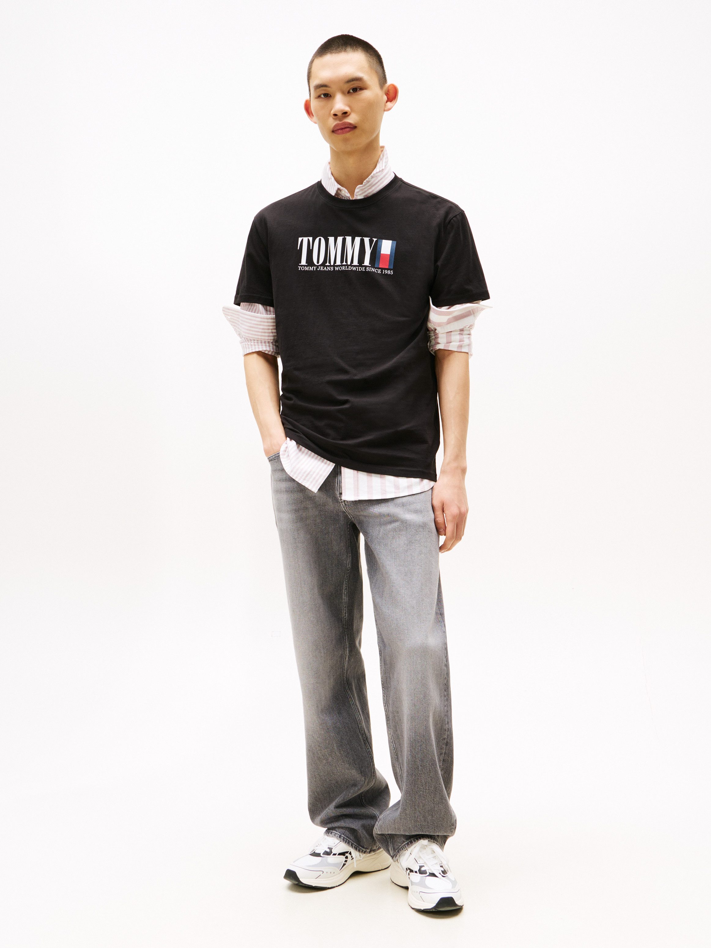 Tommy Jeans T-Shirt TJM REG TOMMY DNA FLAG TEE EXT günstig online kaufen