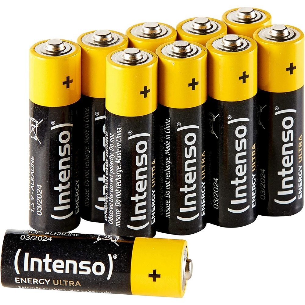 Intenso Energy Ultra AA 10er Pack - Mignon-Batterie - schwarz/gelb Batterie