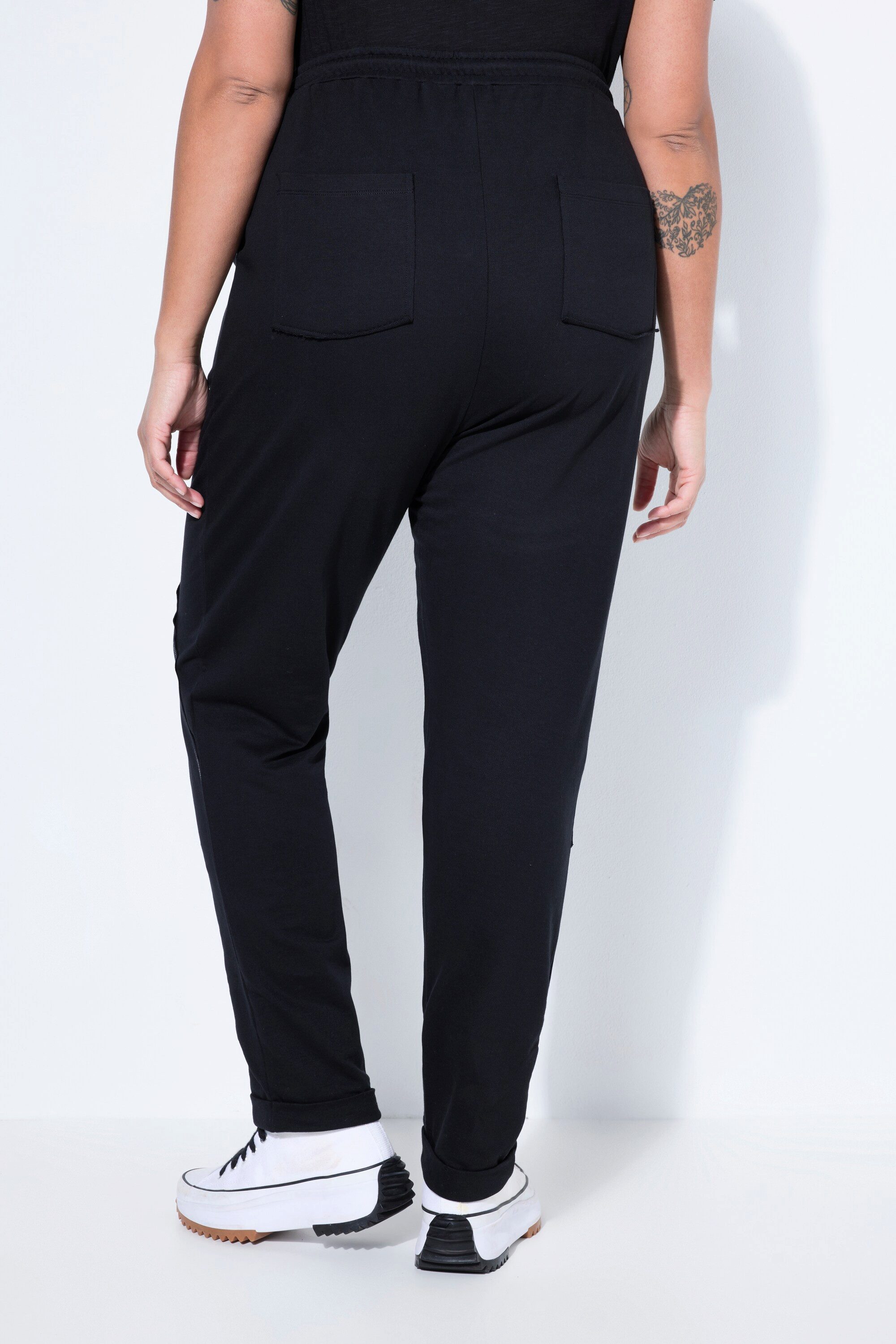 Angel of Style Funktionshose Sweathose Tapered Fit Ziernähte Elastikbund günstig online kaufen