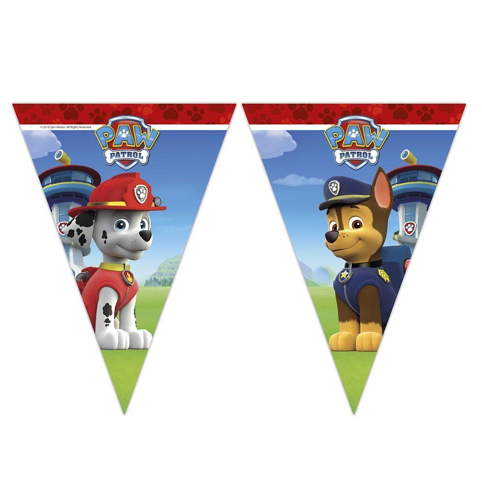 Metamorph Hängedekoration Geburtstags Party Deko Girlande - Paw Patrol, Partydeko für Deine Paw Patrol-Mottoparty zum Geburtstag!
