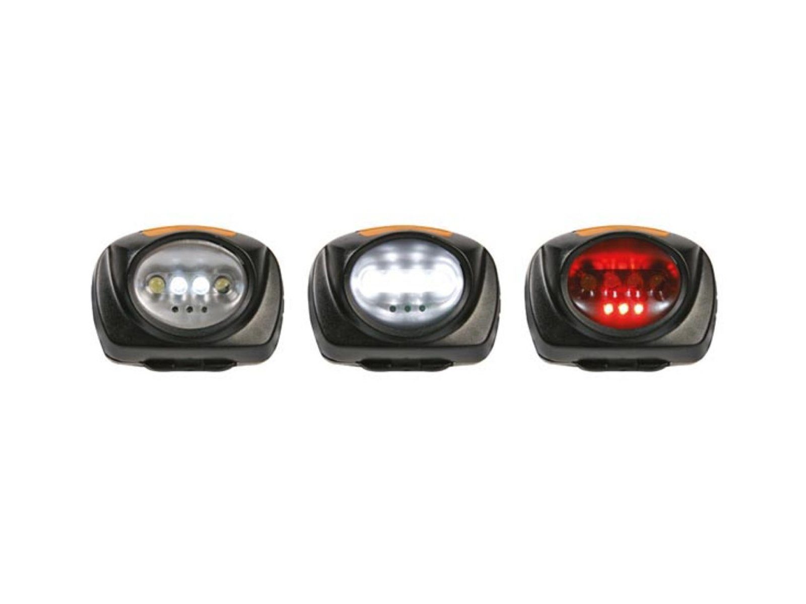 PEREL LED Stirnlampe, zum Joggen Kopflampe extra helle Lauflampe Outdoor 4 Lichtmodi 7 LEDs