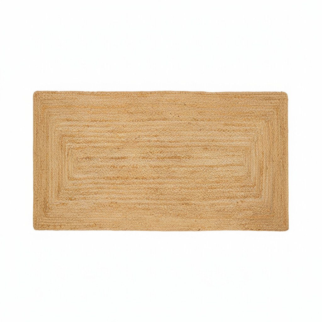 Elegant Floors Teppich Elegant Floors® Rechteckiger Jute Teppich Natur, Han günstig online kaufen