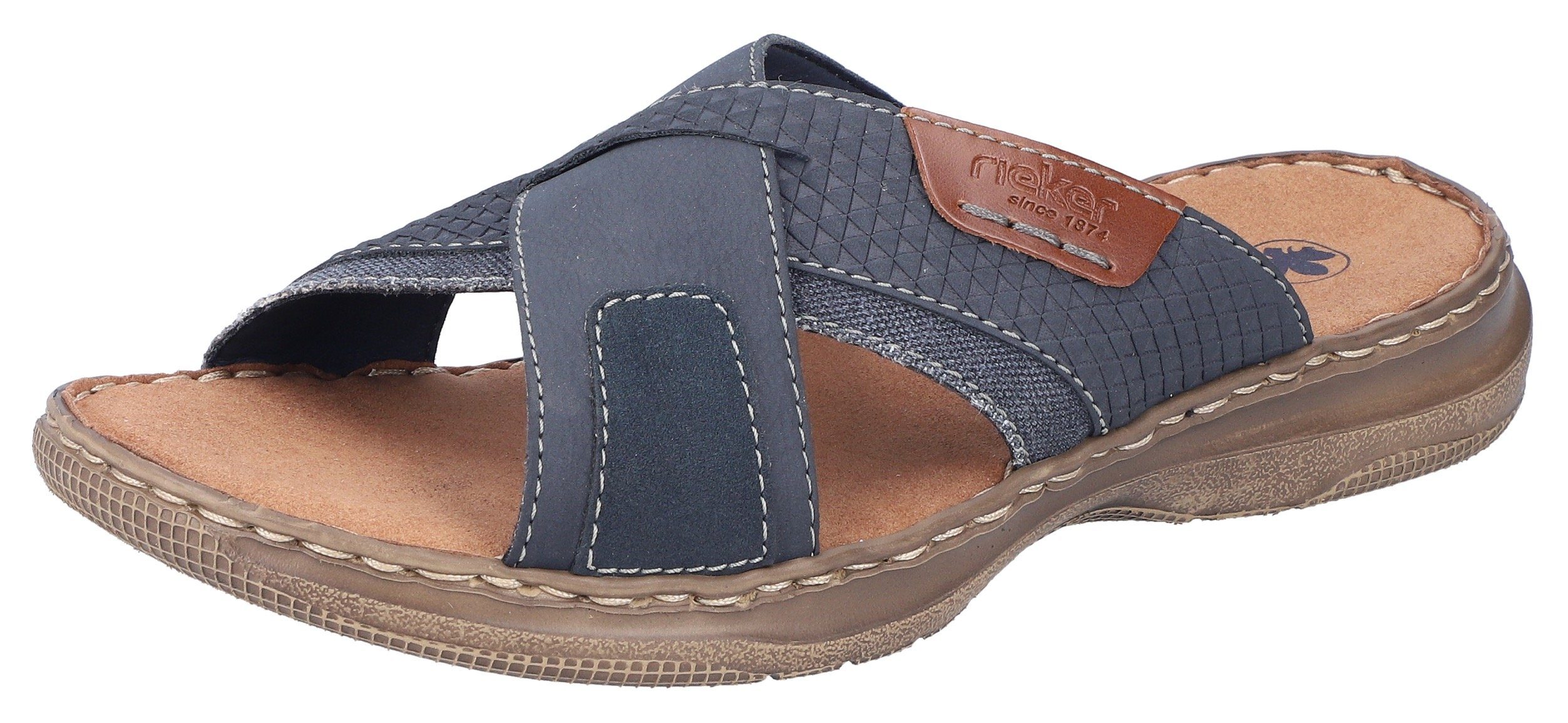 Rieker Pantolette, Sommerschuh, Schlappen, Poolslides mit günstig online kaufen