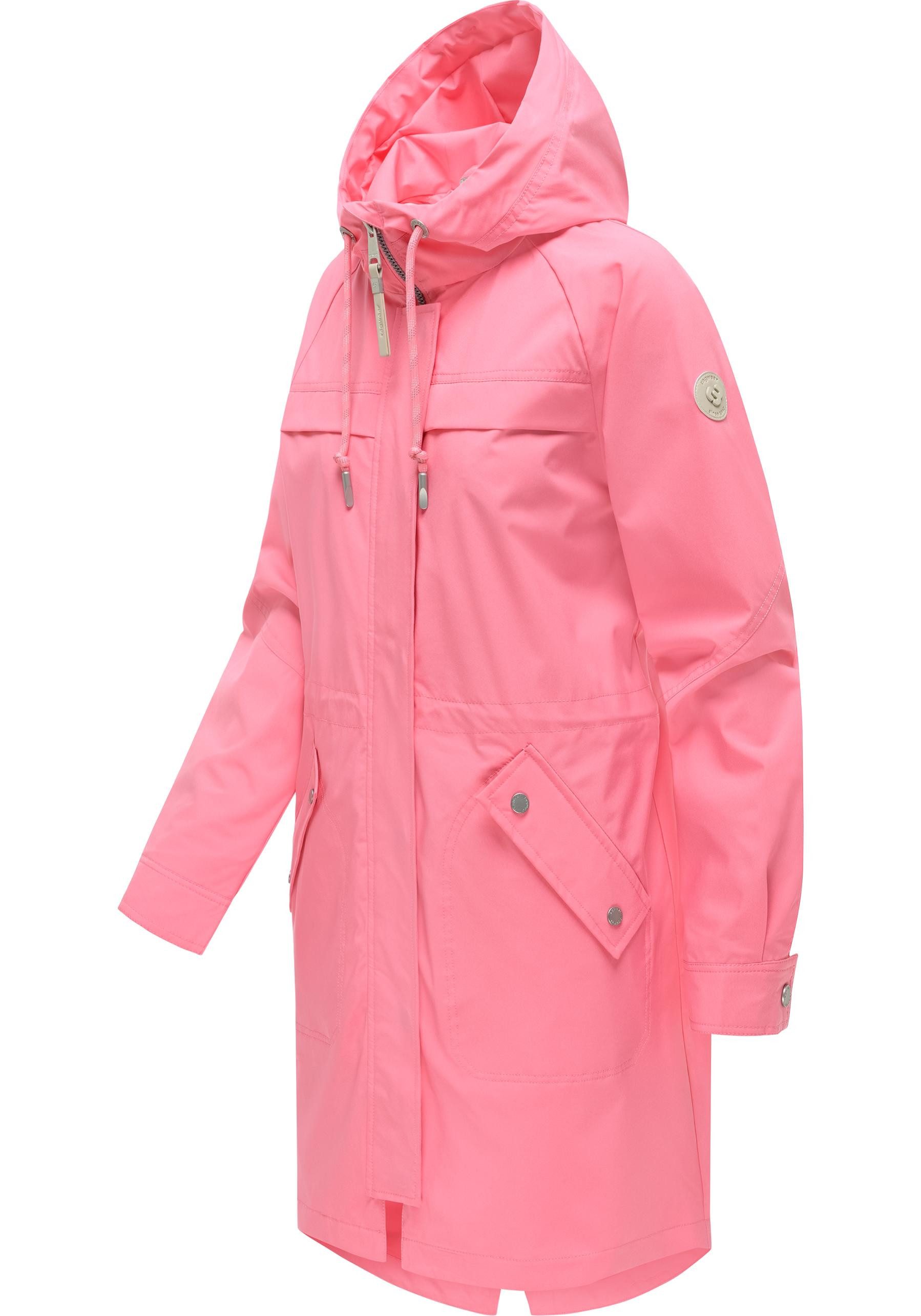Ragwear Regenmantel Ximenna wasserdichter und atmungsaktiver Damen Übergangsparka