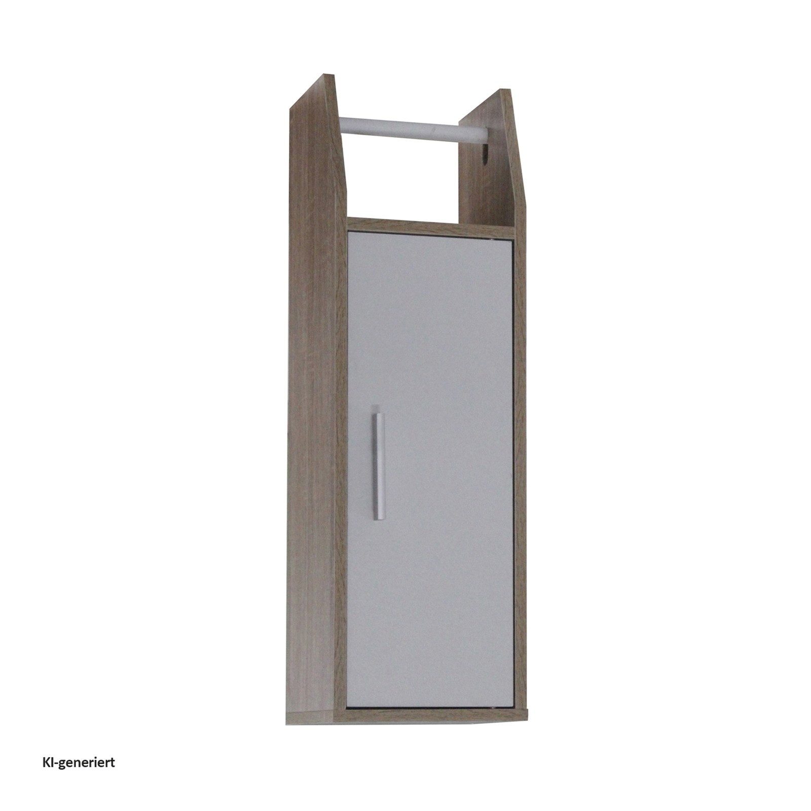 HTI-Living Toilettenpapierhalter Toilettenpapierhalter mit Schrank (Stück, 1-St., 1 Schrank mit Rolle für Toilettenpapier), Badezimmerschrank Gäste WC