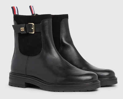 Tommy Hilfiger BELT BOOTIE MATERIAL MIX Stiefelette mit Schnallenverschluss