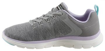 Skechers FLEX APPEAL 4.0 - BRILLIANT VIEW Sneaker für Maschinenwäsche geeignet, Freizeitschuh, Halbschuh, Schnürschuh