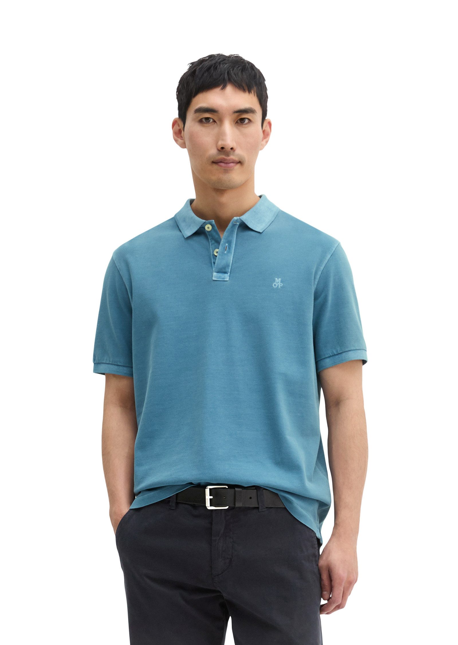 Marc O'Polo Poloshirt aus Bio-Baumwolle günstig online kaufen