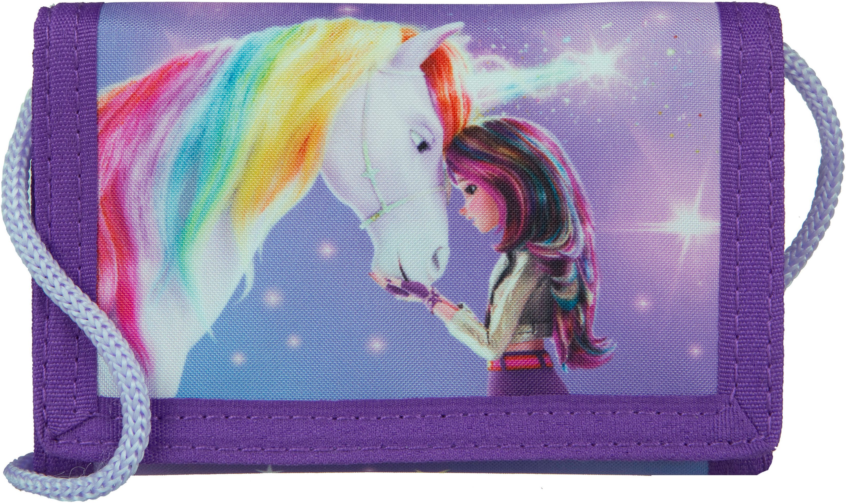 UNDERCOVER Kinderrucksack Unicorn Academy (Set, 2-tlg), inklusive Geldbeutel