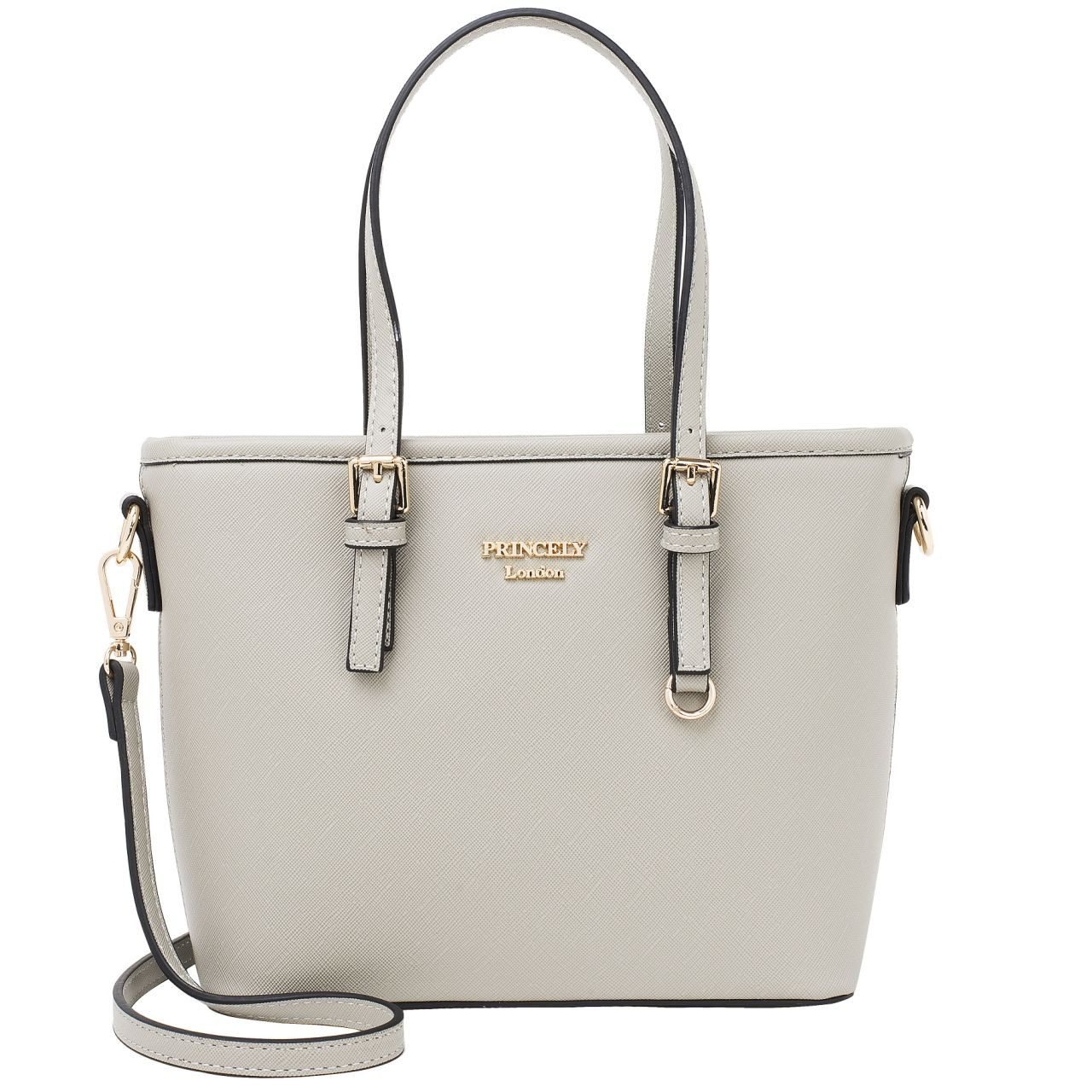 Princely London Handtasche Beverly Small - Handtasche - Kleine Shopper-Tasche mit Schultergurt