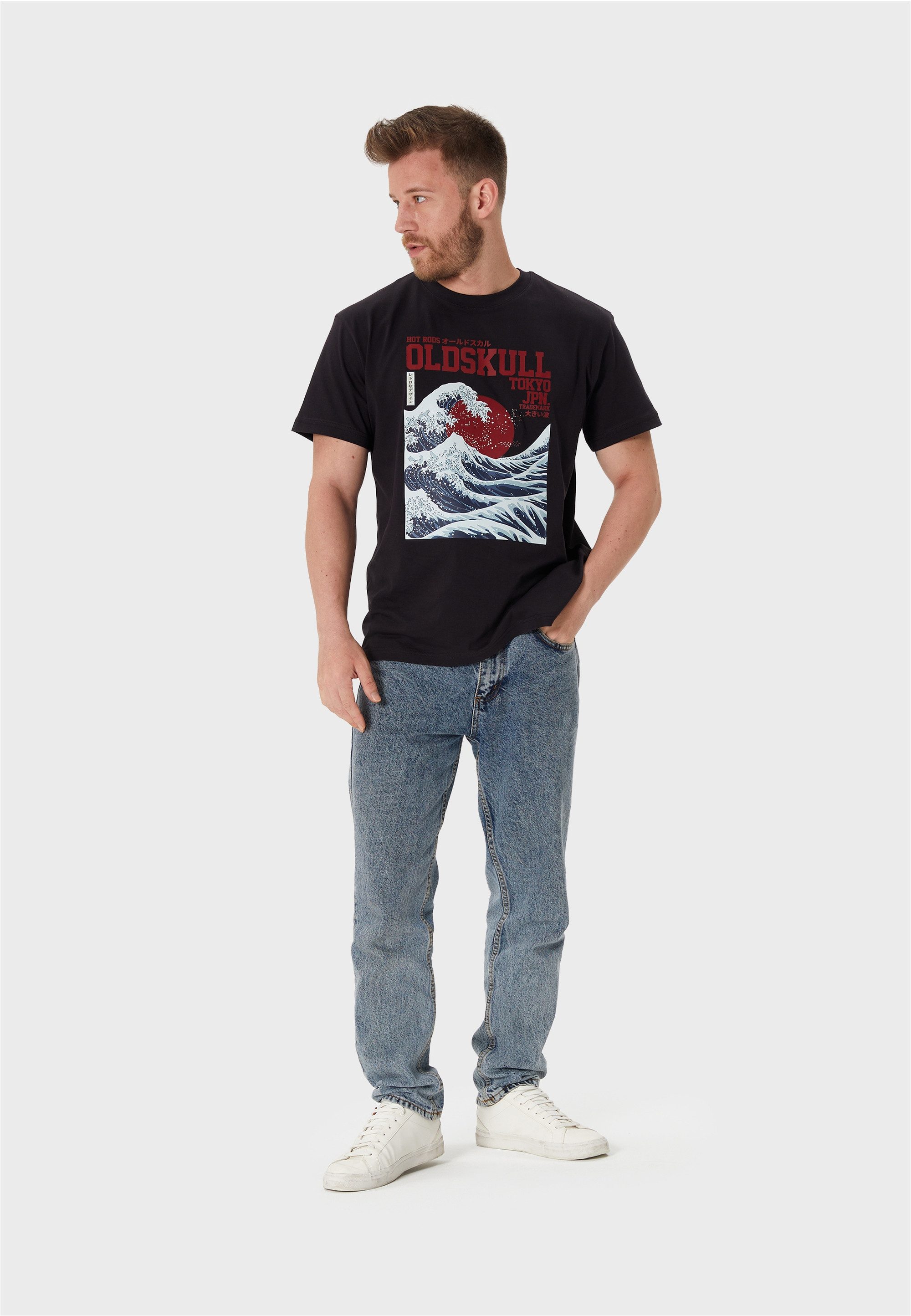 Oldskull T-Shirt Asian Big W (1-tlg) günstig online kaufen